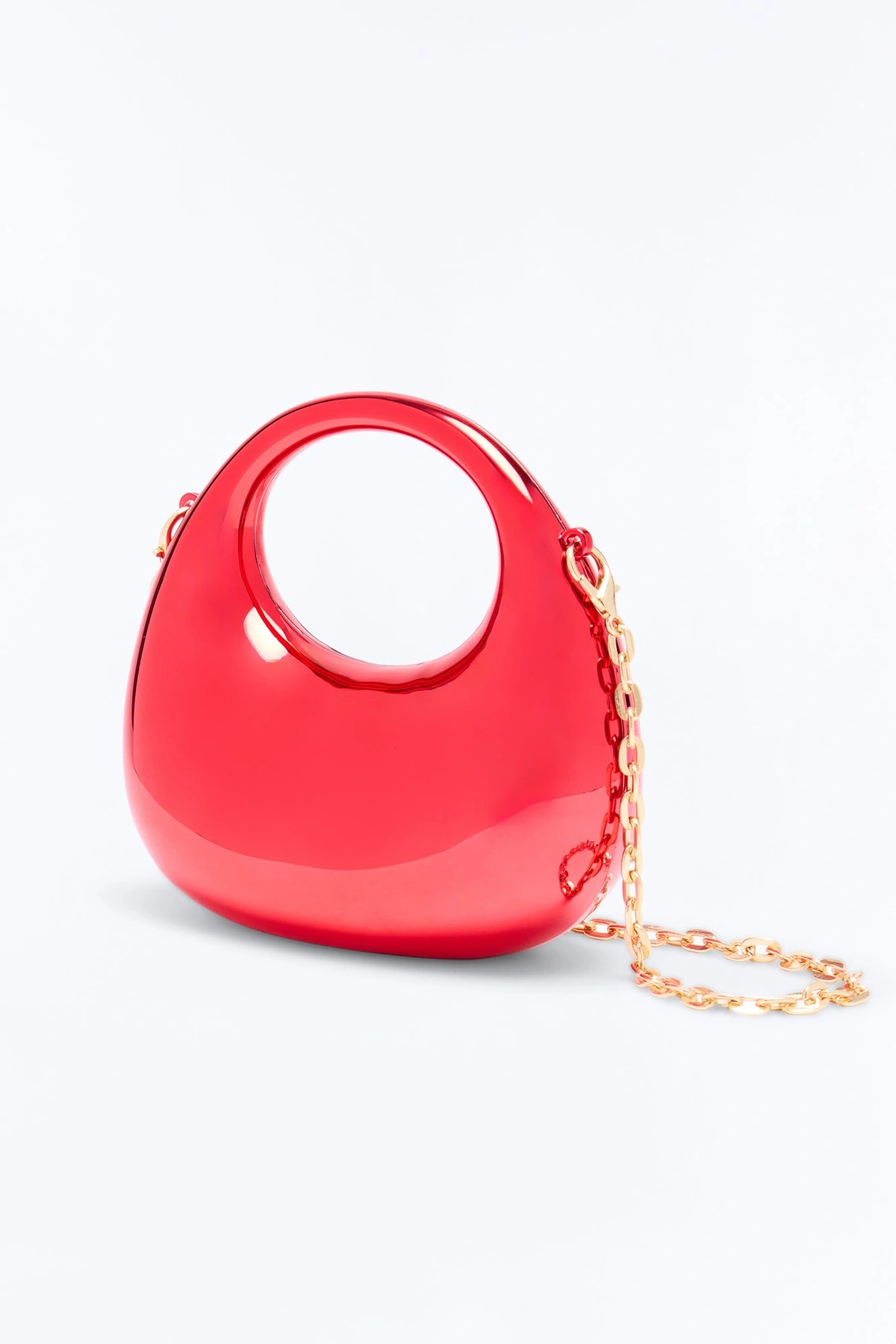 My Mini Me Metal Clutch - Red — Vermelho