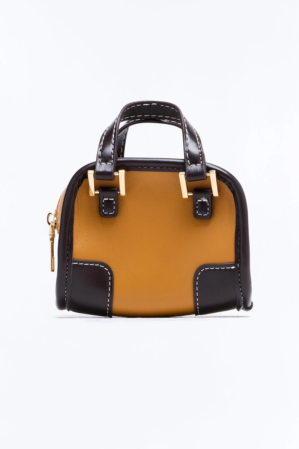 Love Me A Mini Faux Leather Crossbody Bag - Brown — Castanho