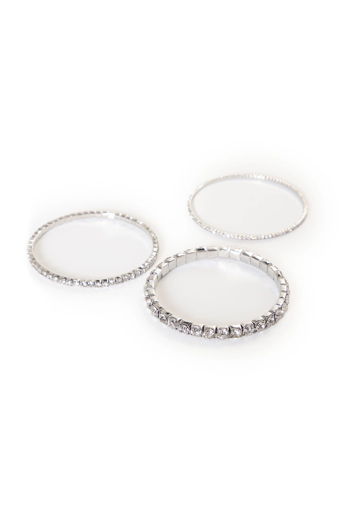 Your VIP Pass Bracelet Trio - Silver — Prateado