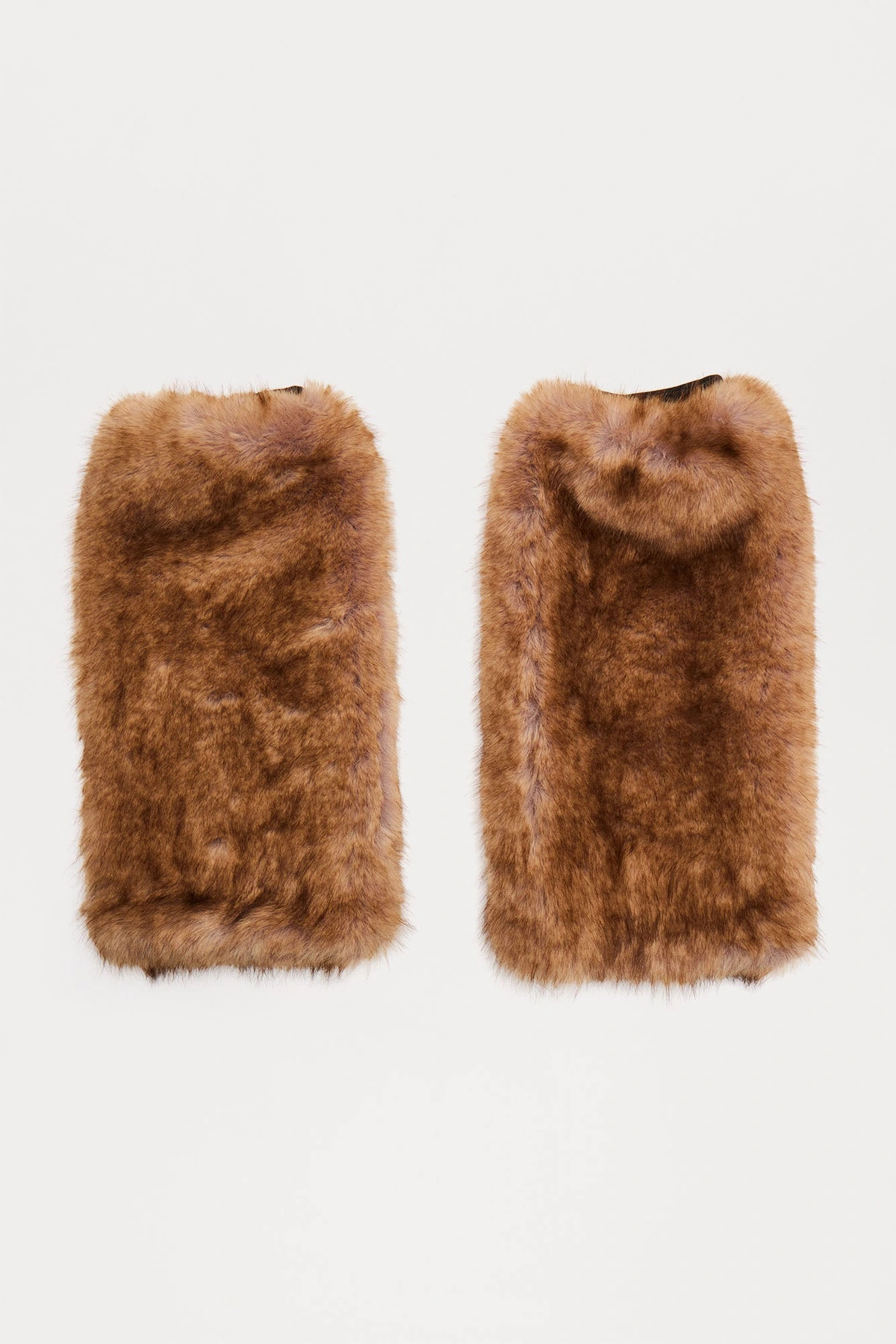 Snowy Runway Leg Warmers - Brown/combo — Castanho/combinação