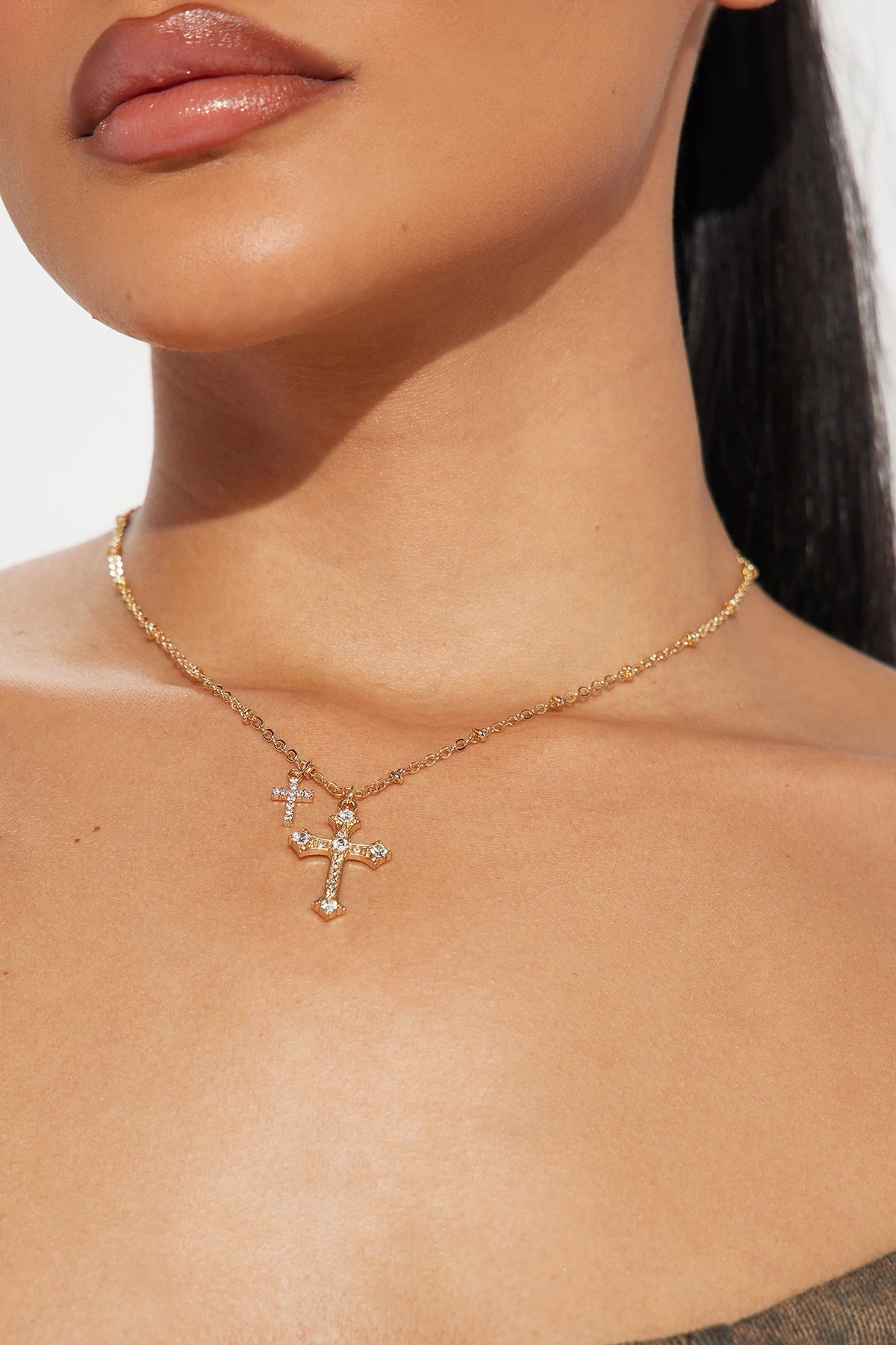Let Your Light Shine Necklace - Gold — Dourado