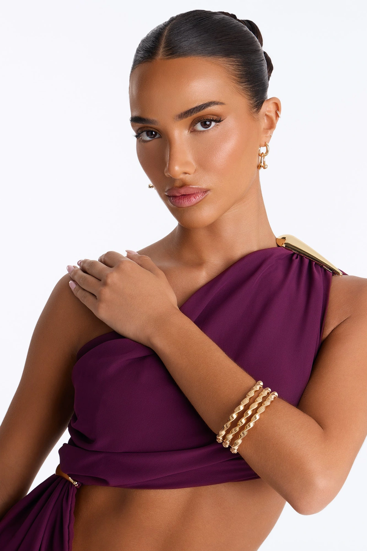 Infinity Twist Bracelet - Gold — Dourado