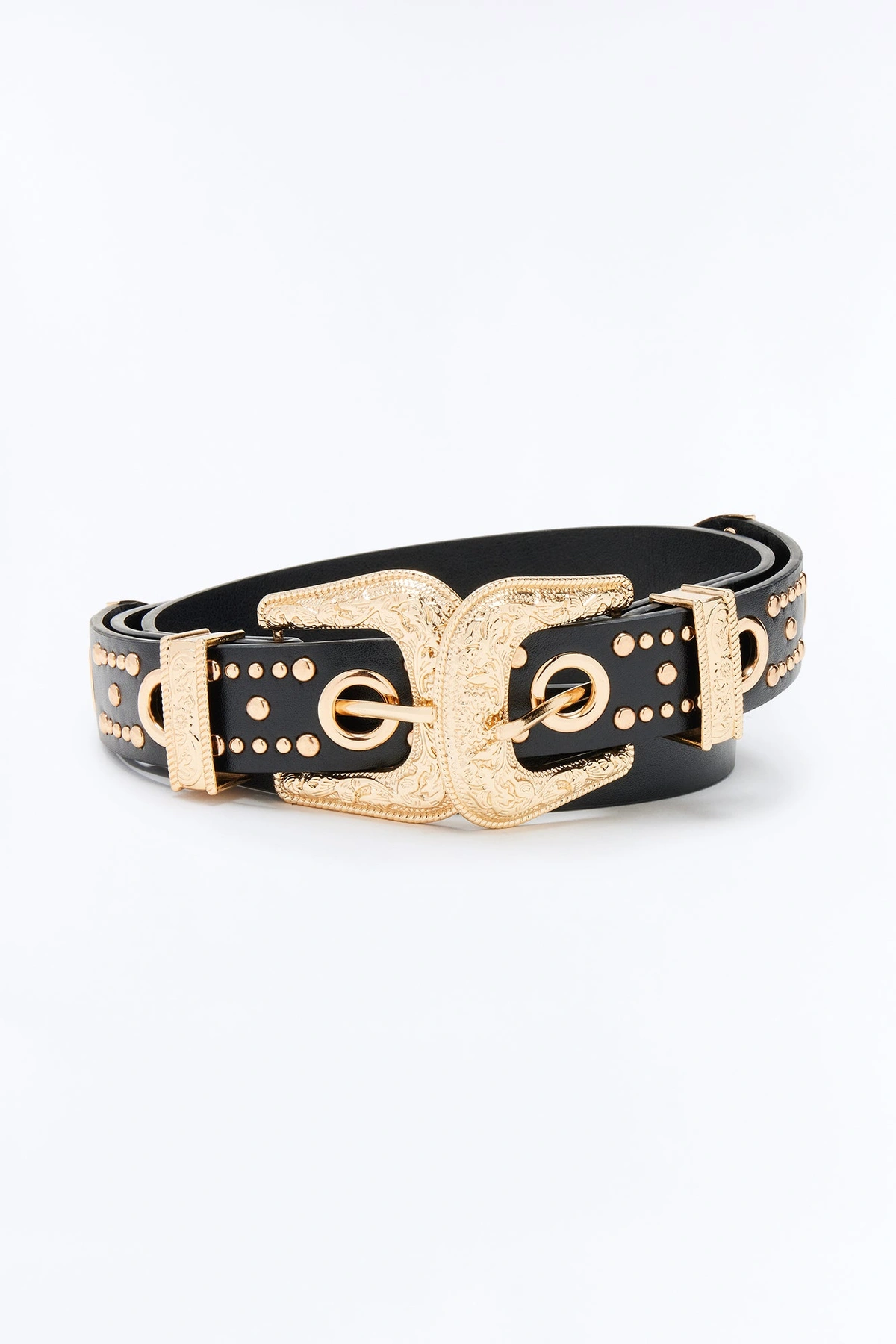 Western Showdown Belt - Black — Preto