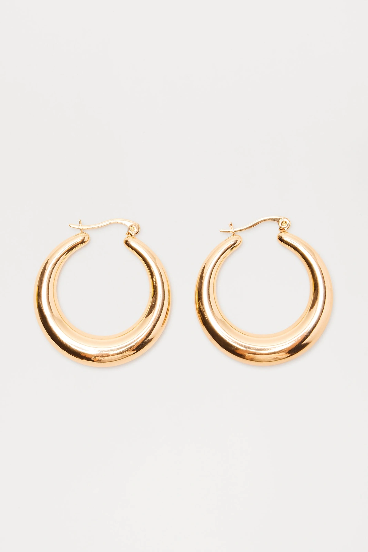Alana Hoop Earrings - Gold — Dourado