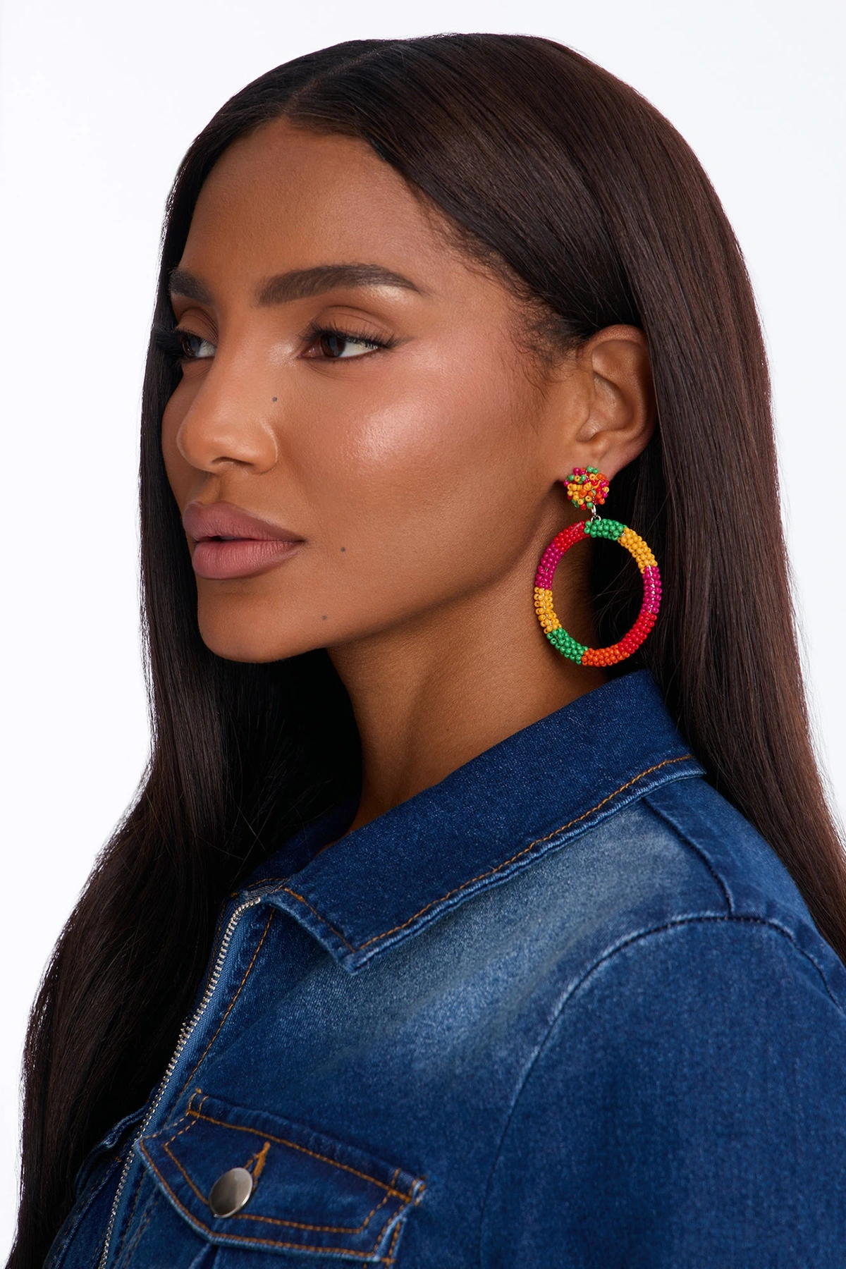 Love The Vibes Drop Earrings - Multi Color — Multicolor