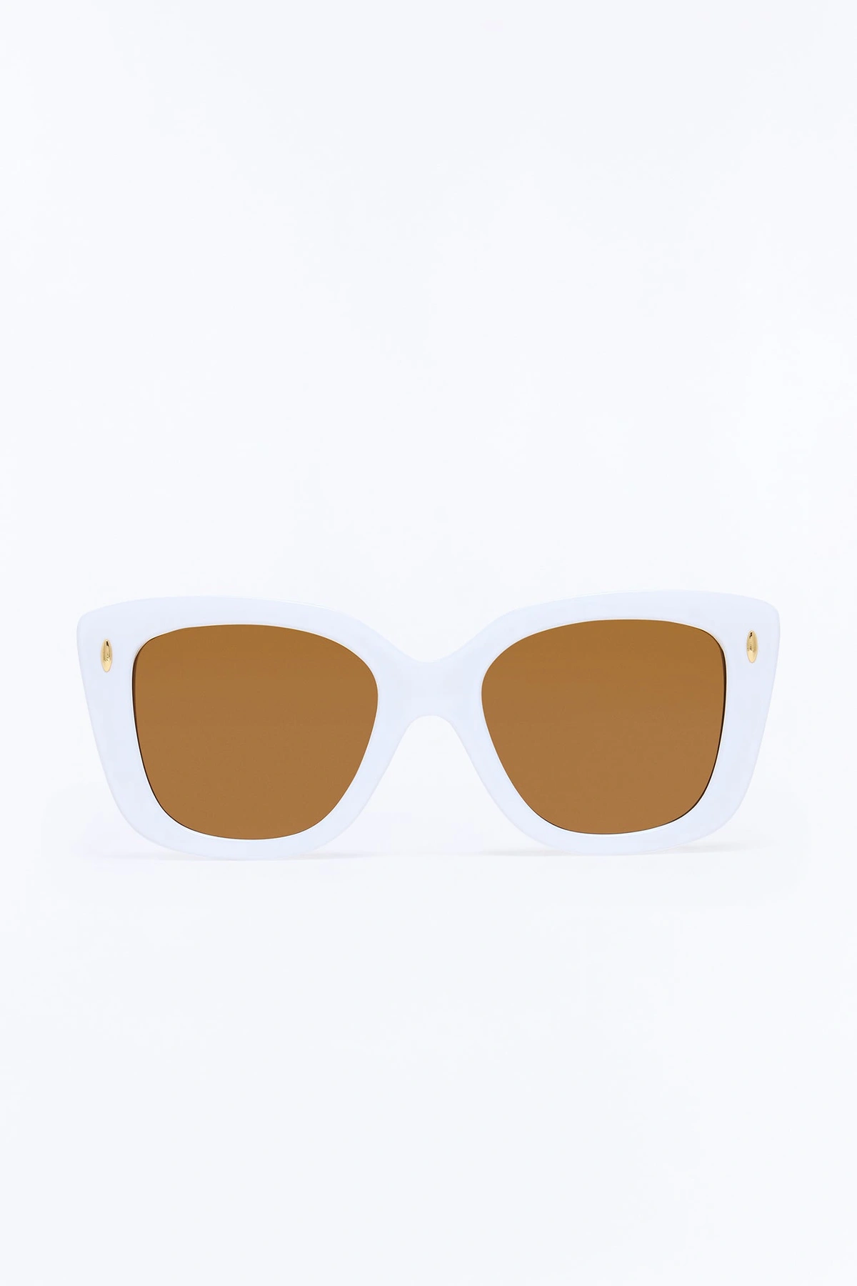 Coincidence Maybe Sunglasses - White — Branco