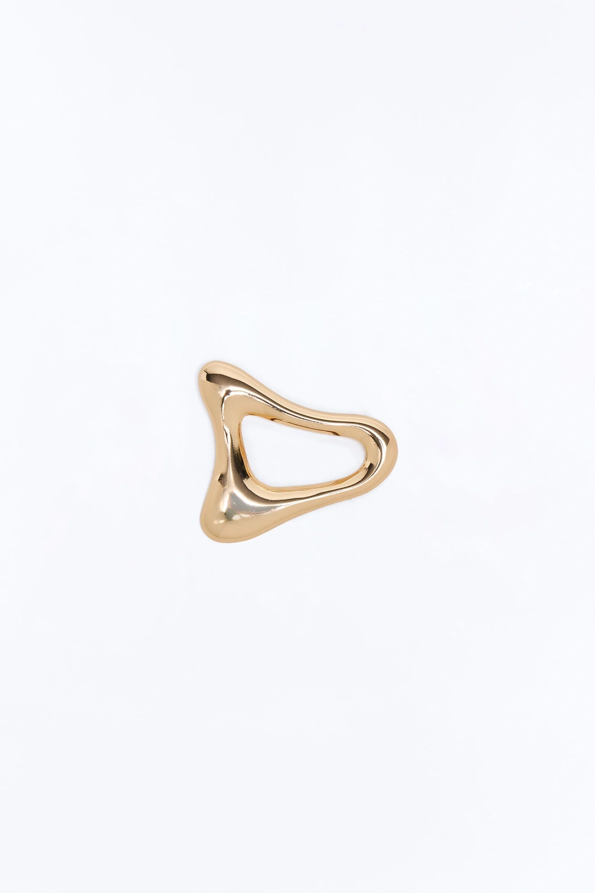 Lucia Hardware Brooch - Gold — Dourado