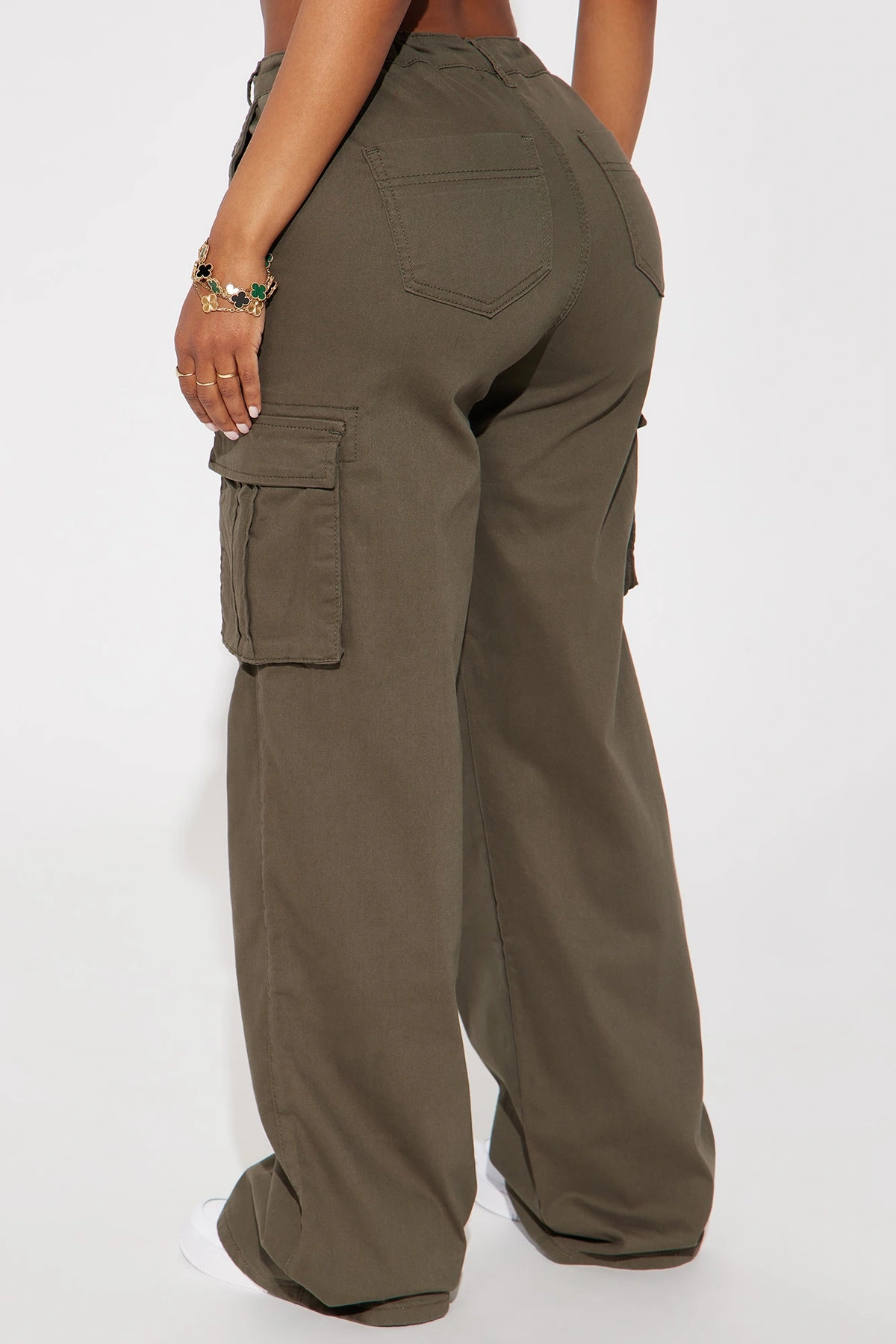 Out For The Day Cargo Pant - Olive — Verde-azeitona