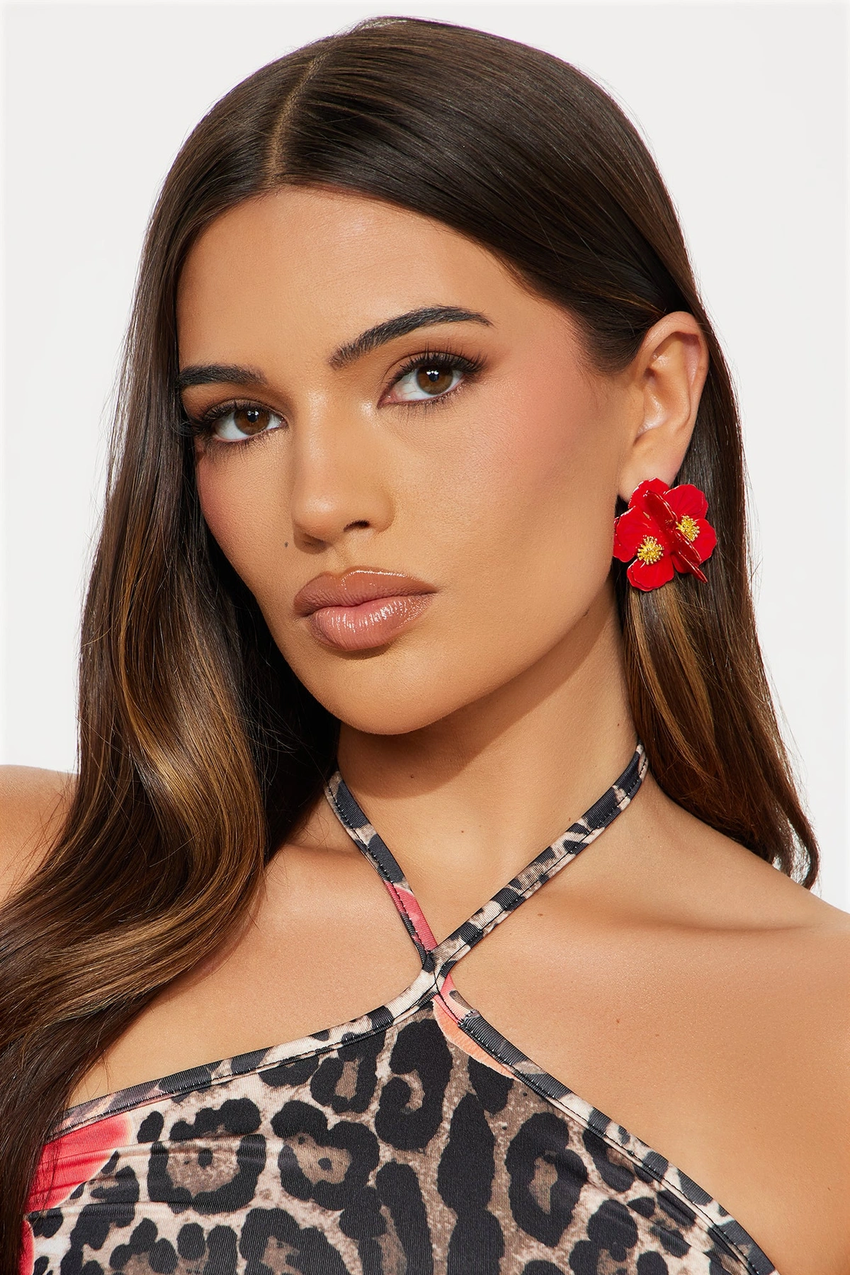 Fiercer Petals Earrings - Red — Vermelho