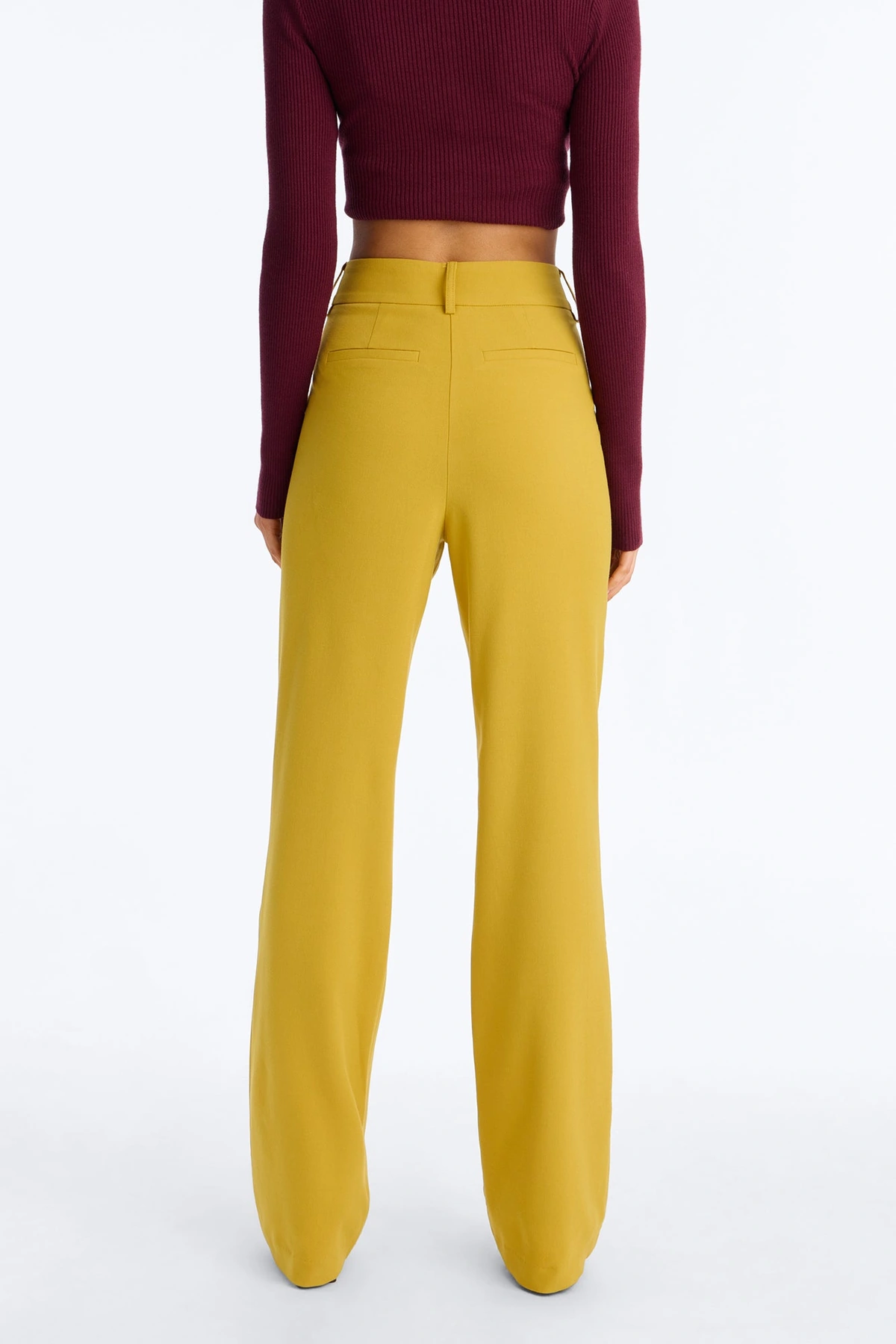 Tasha Dressy High Rise Pants - Mustard — Mostarda