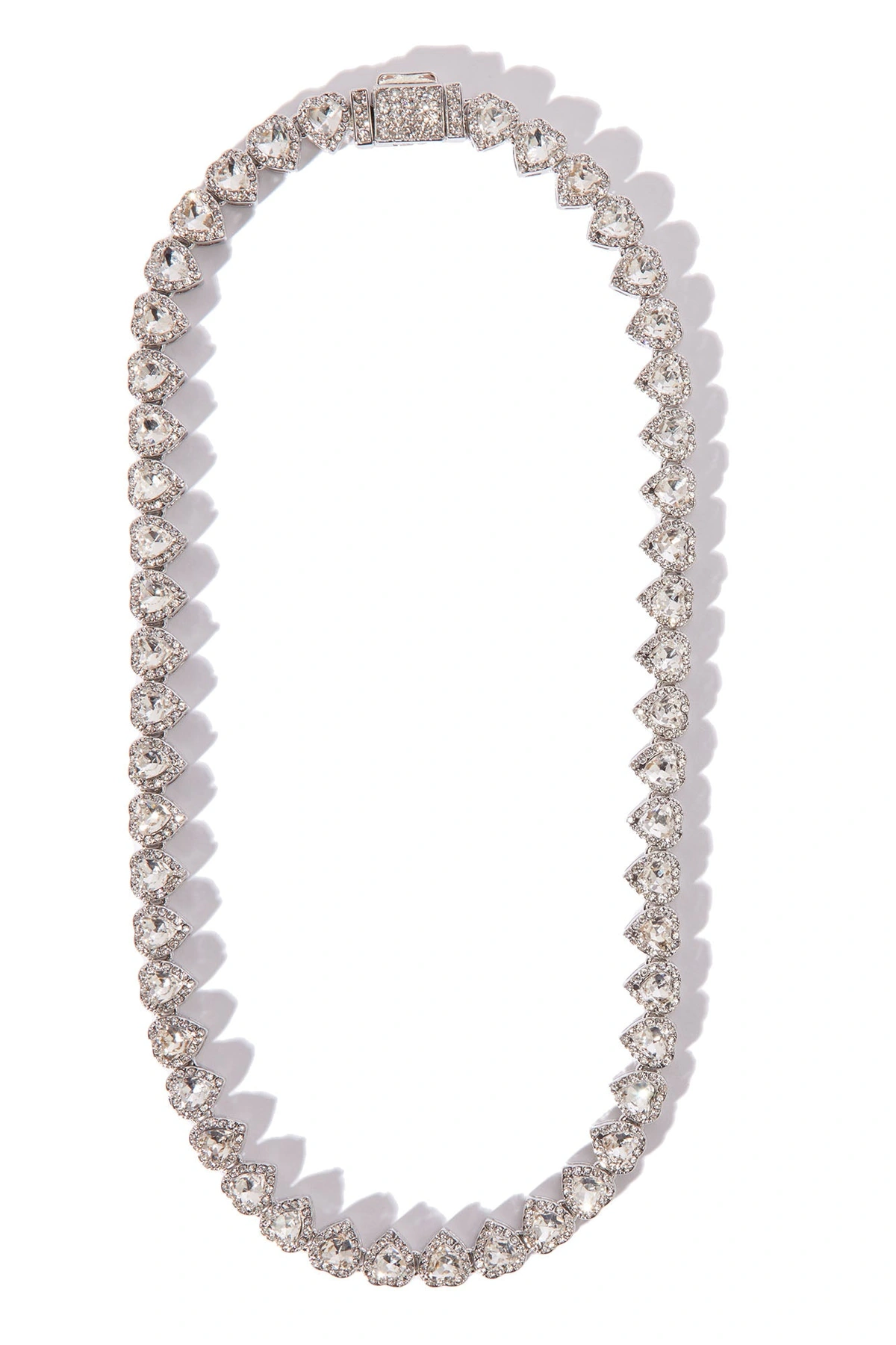 Icy Queen Chain Necklace - Silver — Prateado