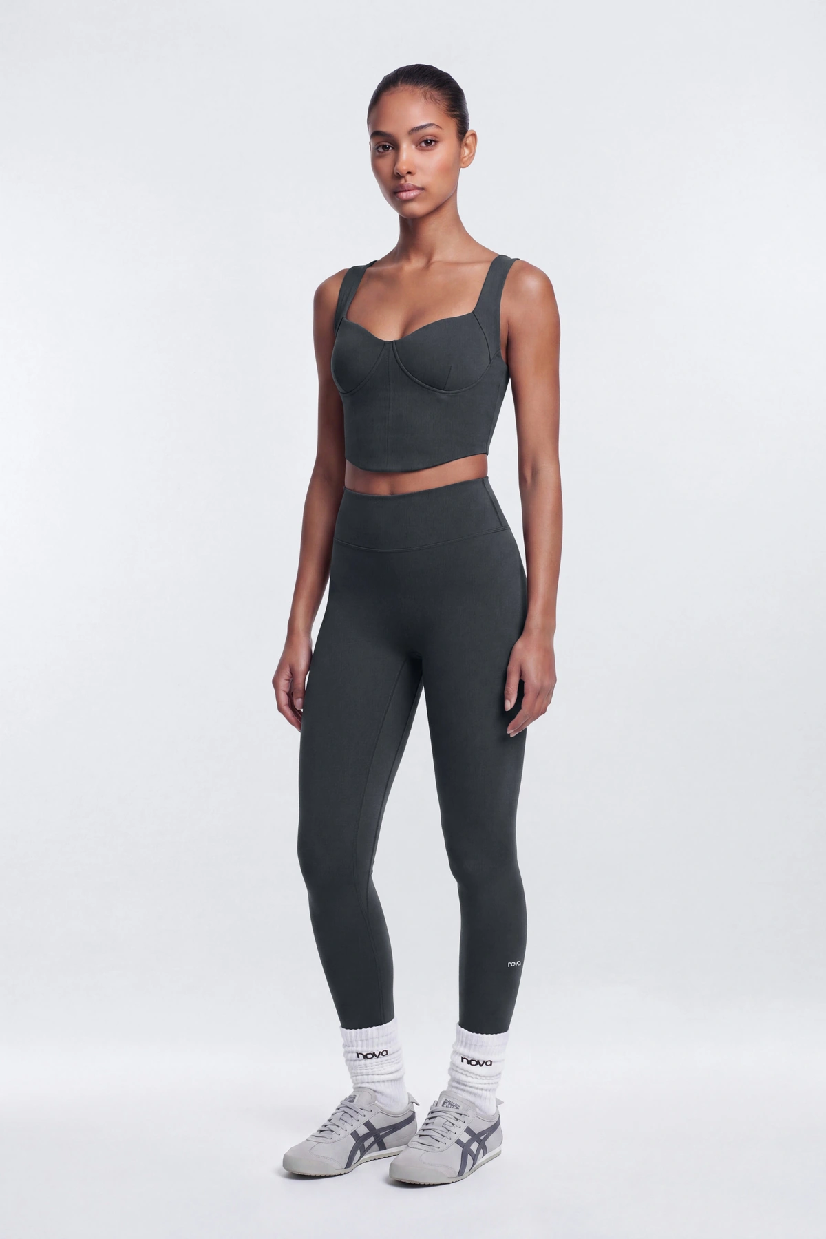 CloudForm™ 25″ High Rise Legging - Carbon — Carbon