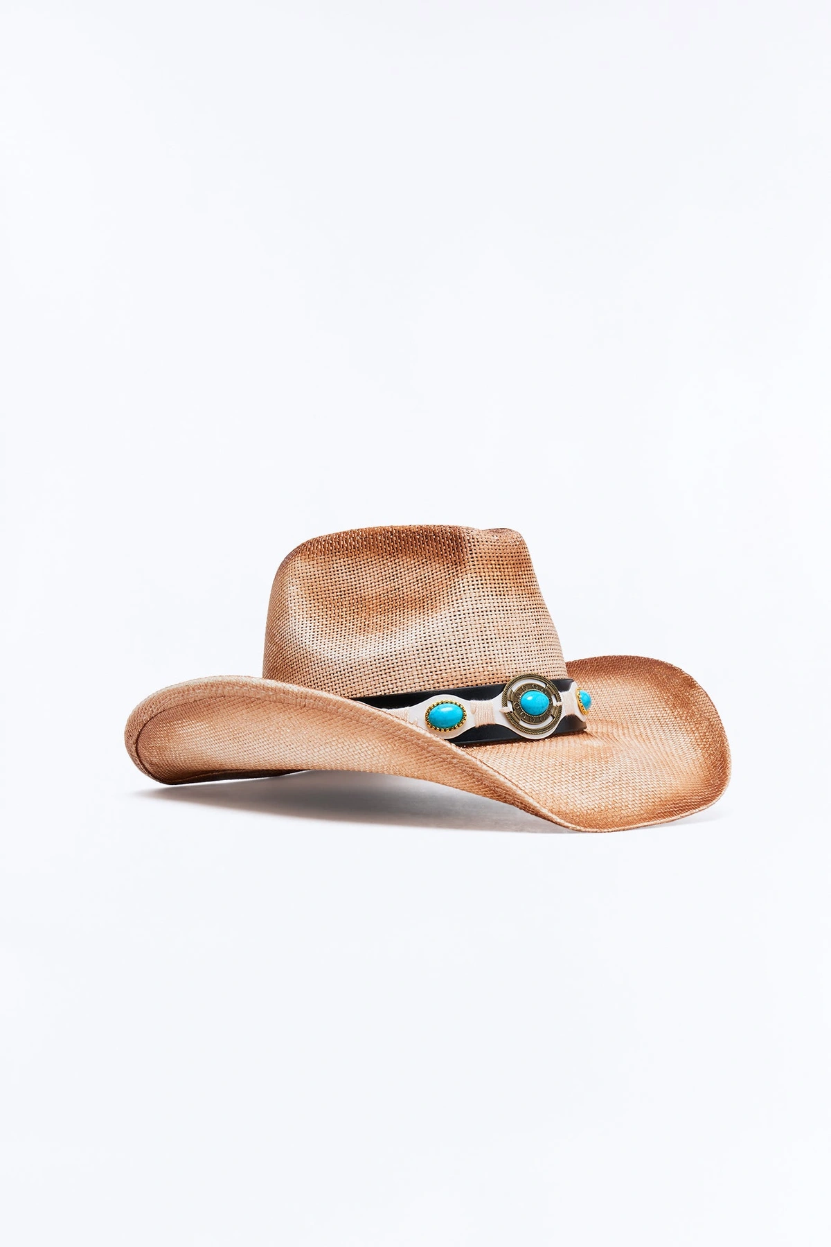 Wild Catch Straw Cowboy Hat - Brown — Castanho