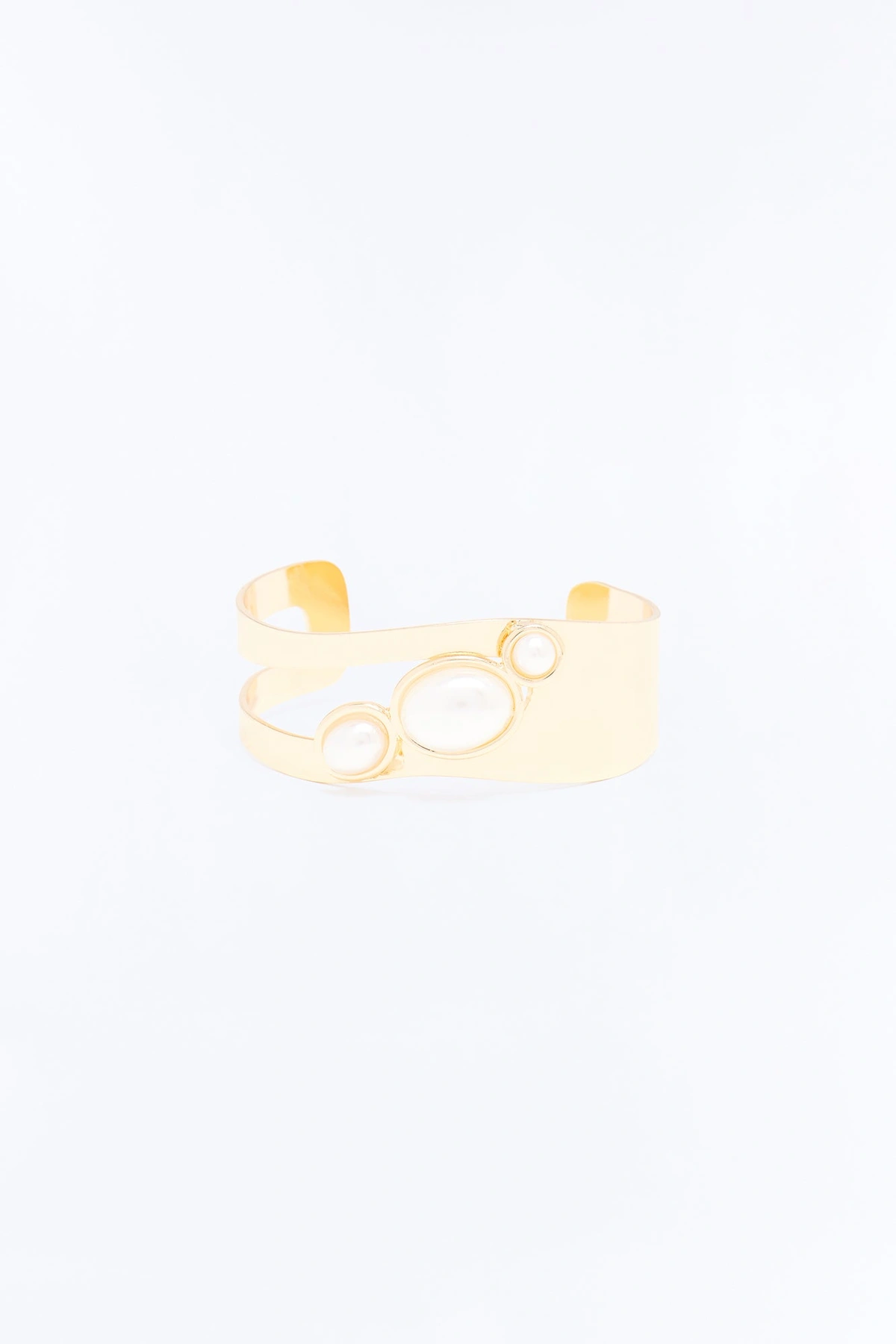 Laguna Bracelet - White/Gold — Branco/Dourado