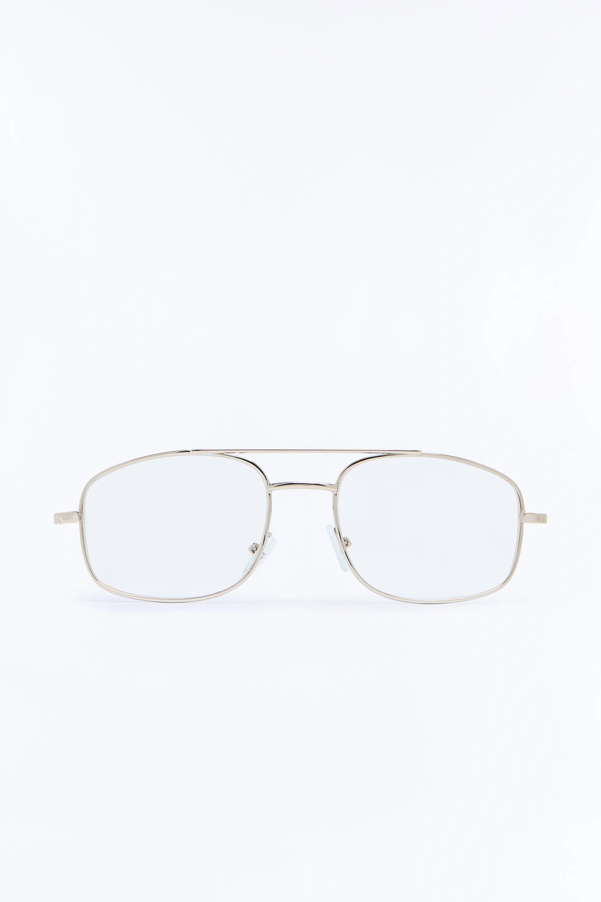 Sunny Pilot Reader Glasses - Silver — Prateado