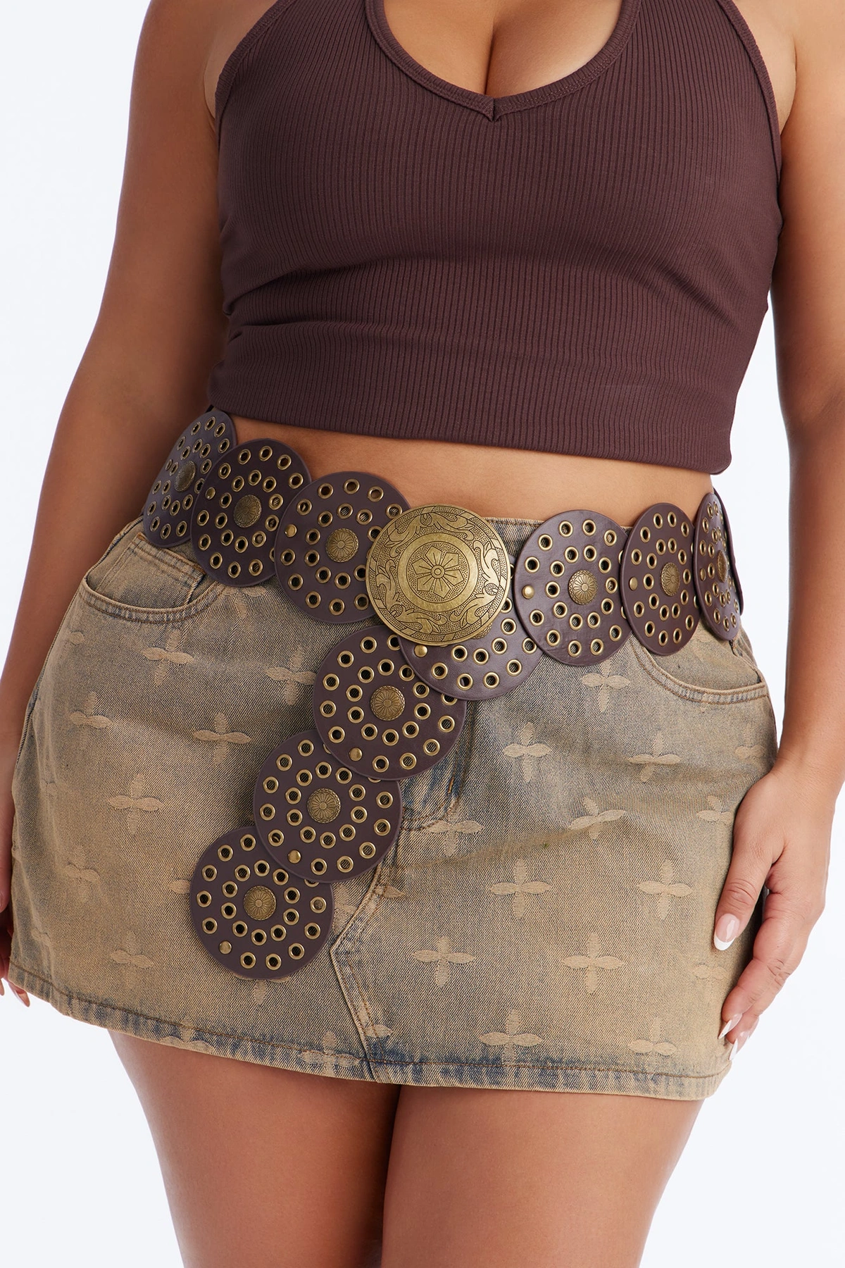 Boho Babe Belt - Brown — Castanho