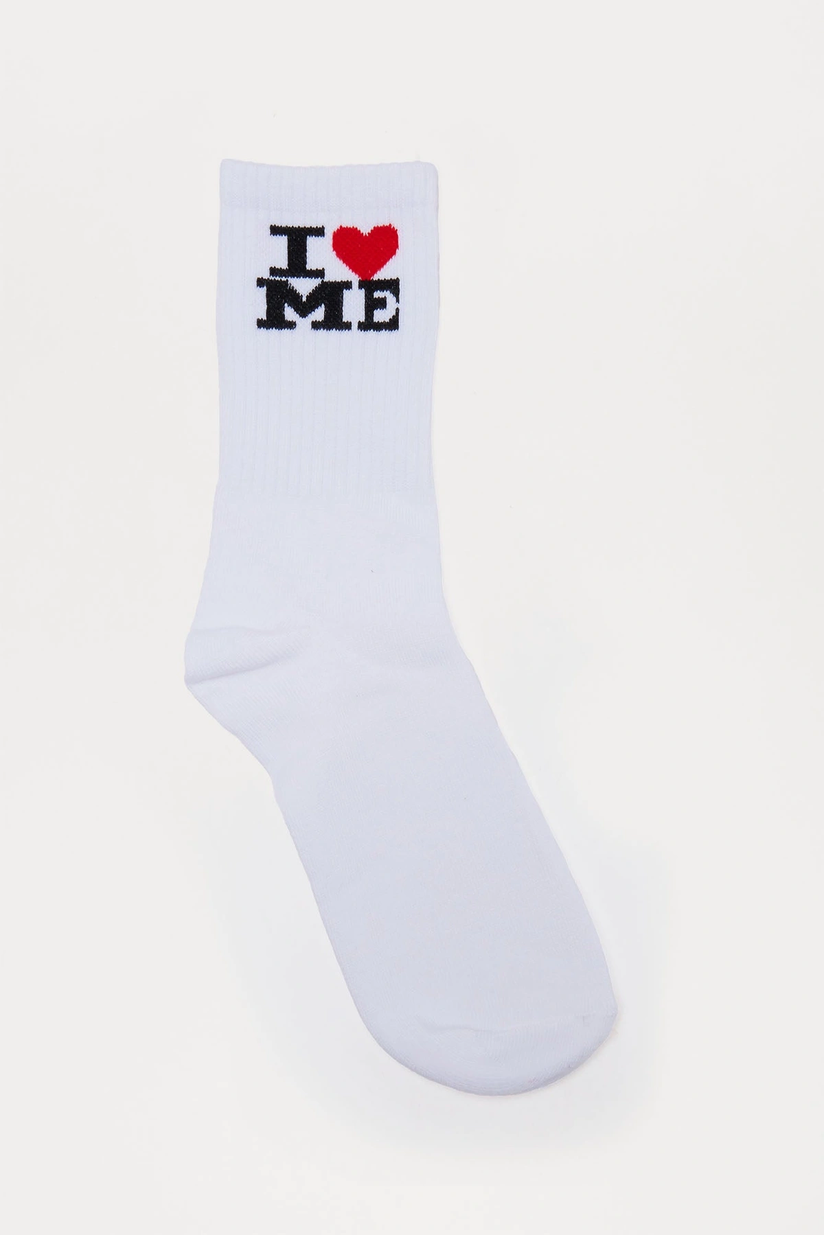 I Love Myself Socks - White/combo — Branco/combinação