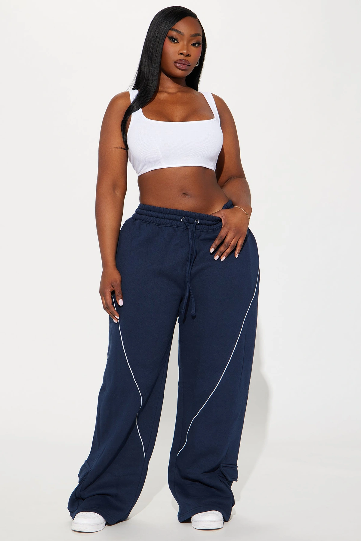 Pace Yourself Fleece Sweatpant - Navy — Azul-marinho
