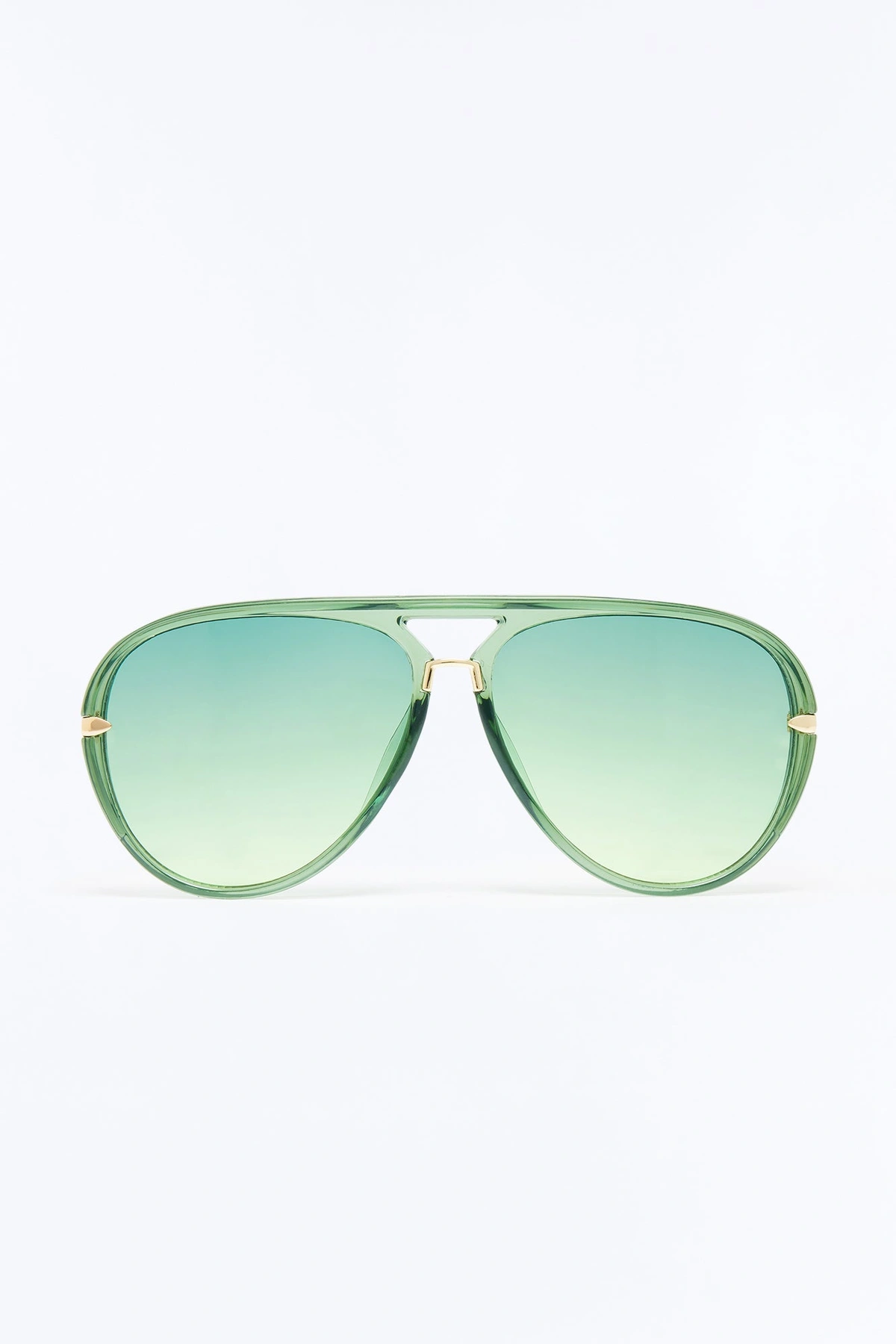Pool Party Paradise Sunglasses - Green — Verde