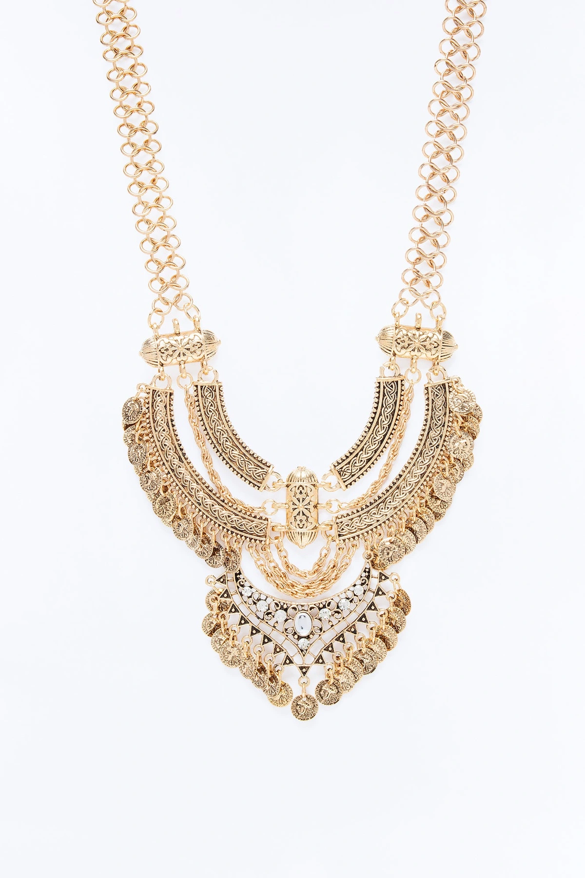 Tabatha Tribe Necklace - Gold — Dourado
