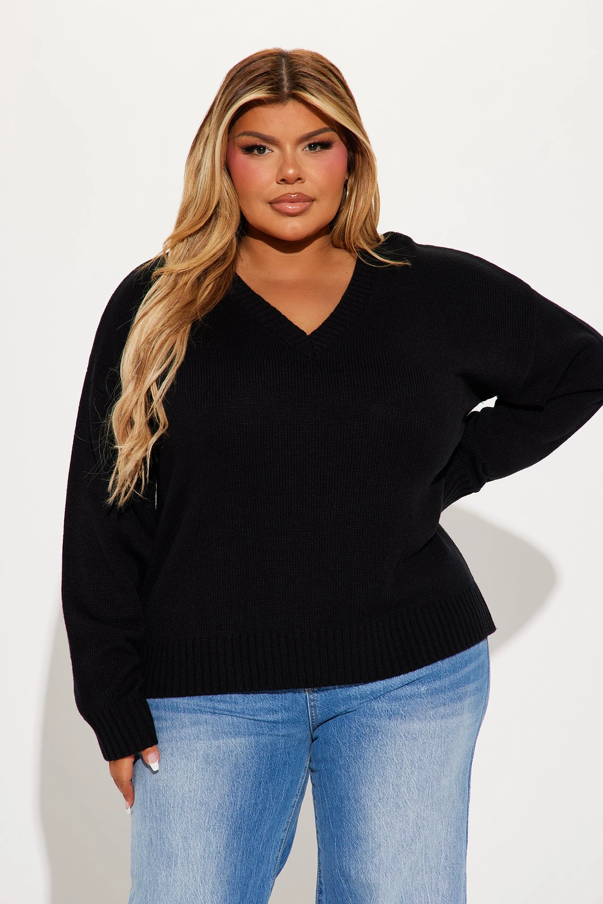 My Favorite Oversized Sweater - Black — Preto