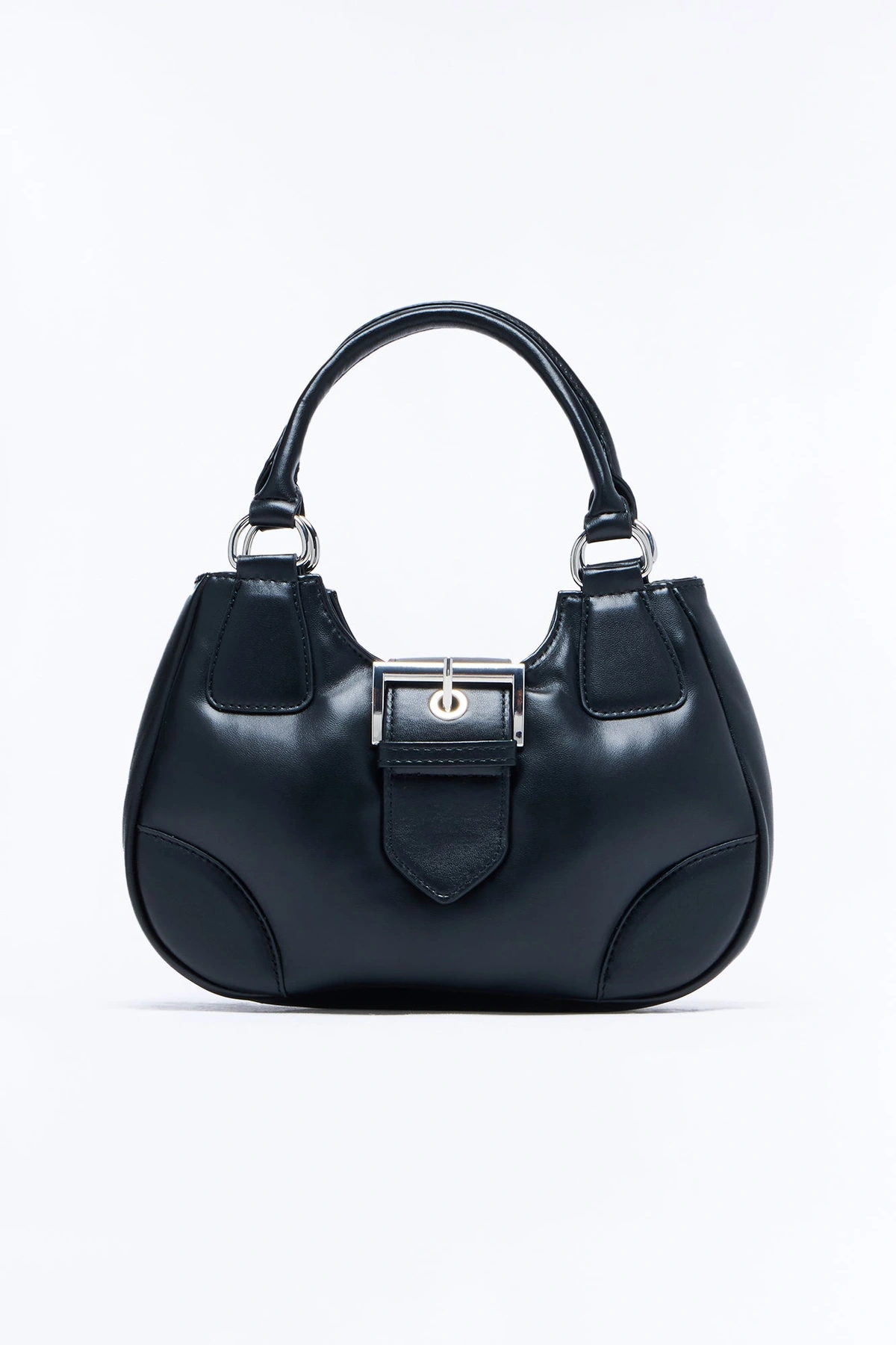 Coffee To Go Faux Leather Crossbody Handbag - Black — Preto