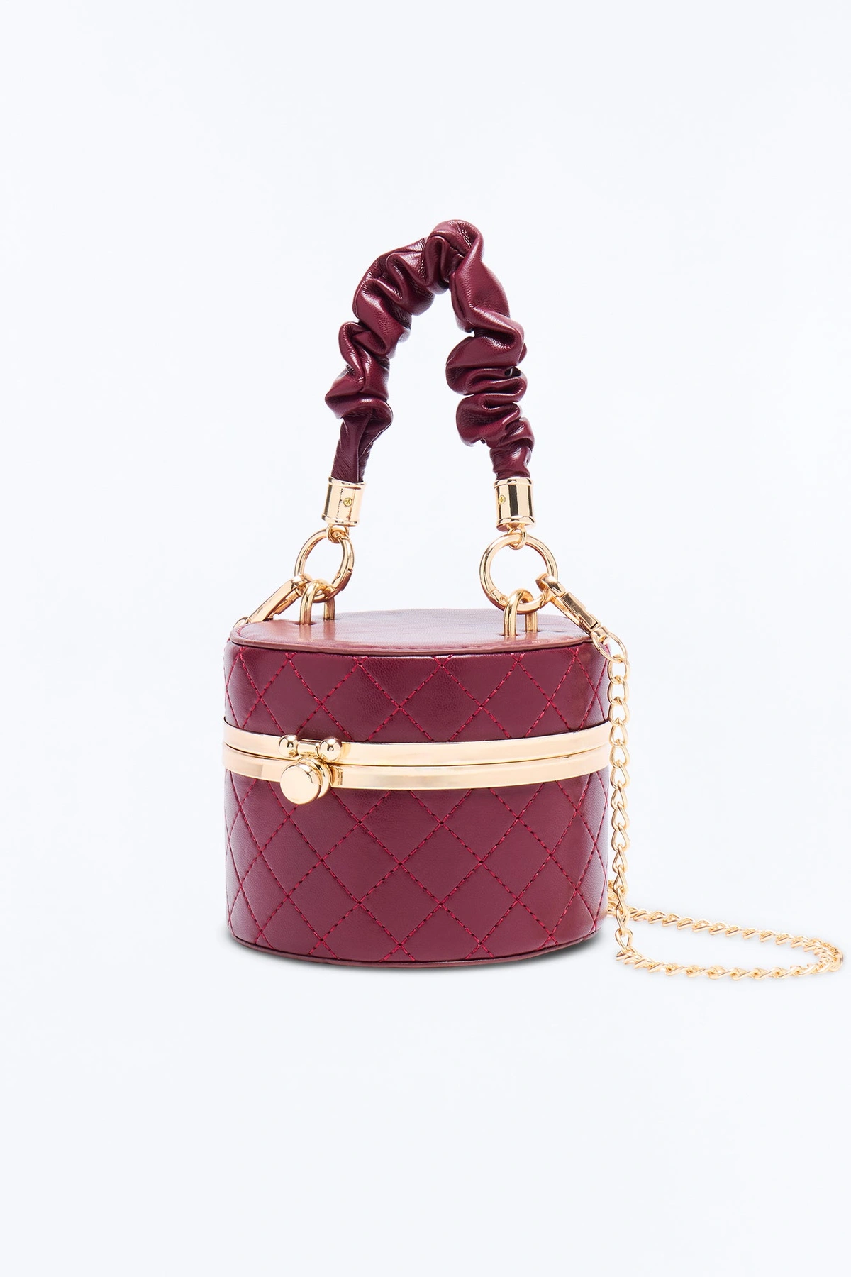 Here For The Drama Clutch - Burgundy/combo — Bordô/combinação