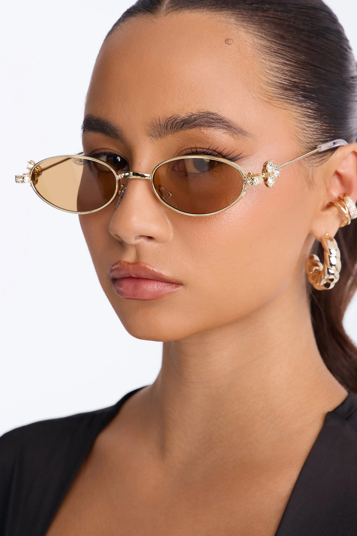 My Rock Sunglasses - Gold/Brown — Dourado/Castanho