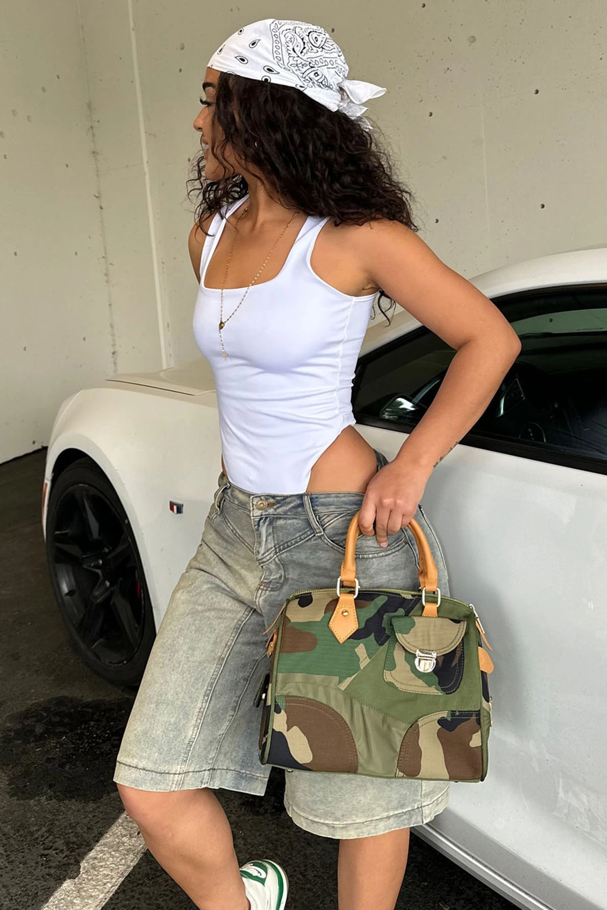 Coolest On The Block Handbag - Camouflage — Camouflage