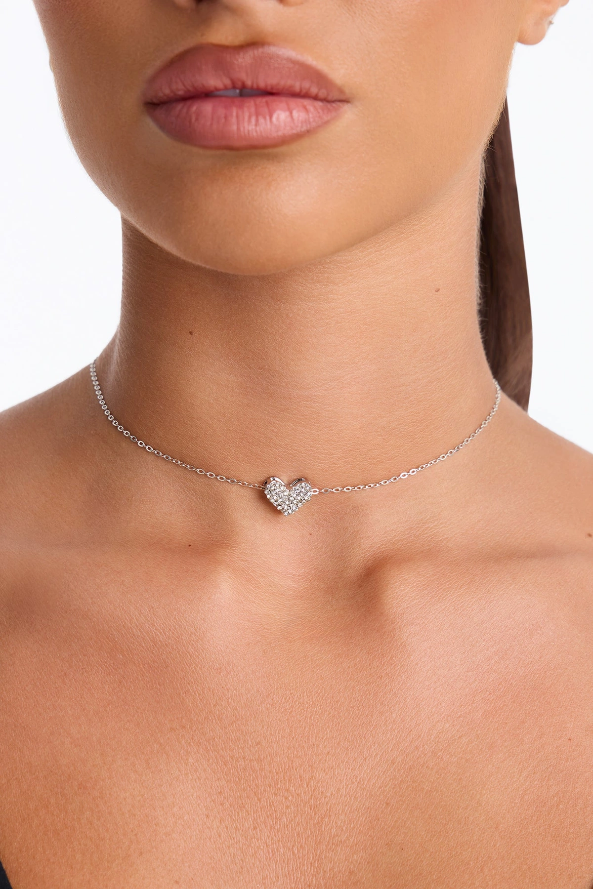 Special Place In My Heart Necklace - Silver — Prateado