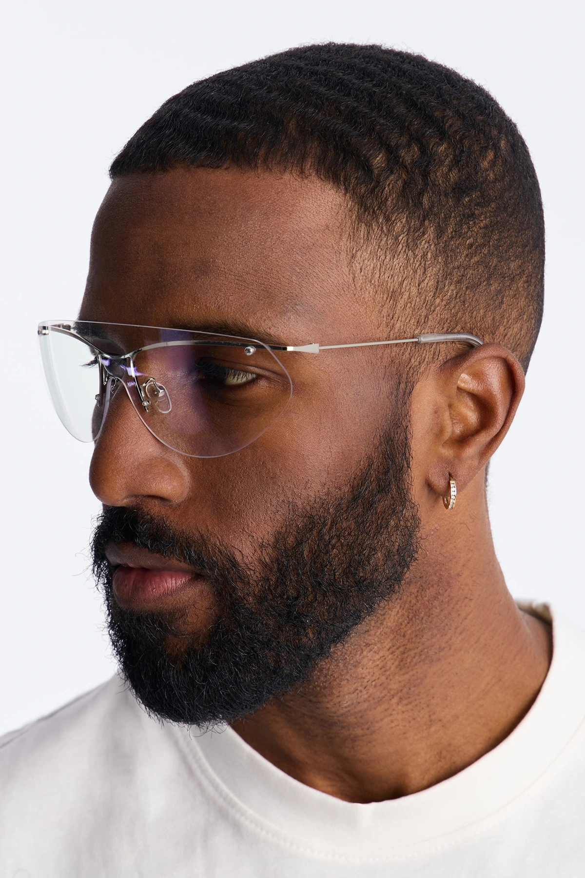 Coastline Vision Shield Sunglasses - Clear — Clear