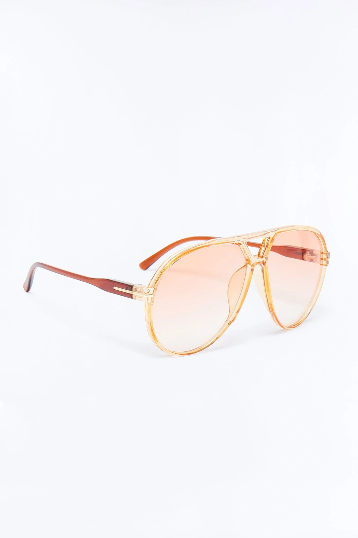 Thick Heat Aviator Sunglasses - Orange/combo — Laranja/combinação