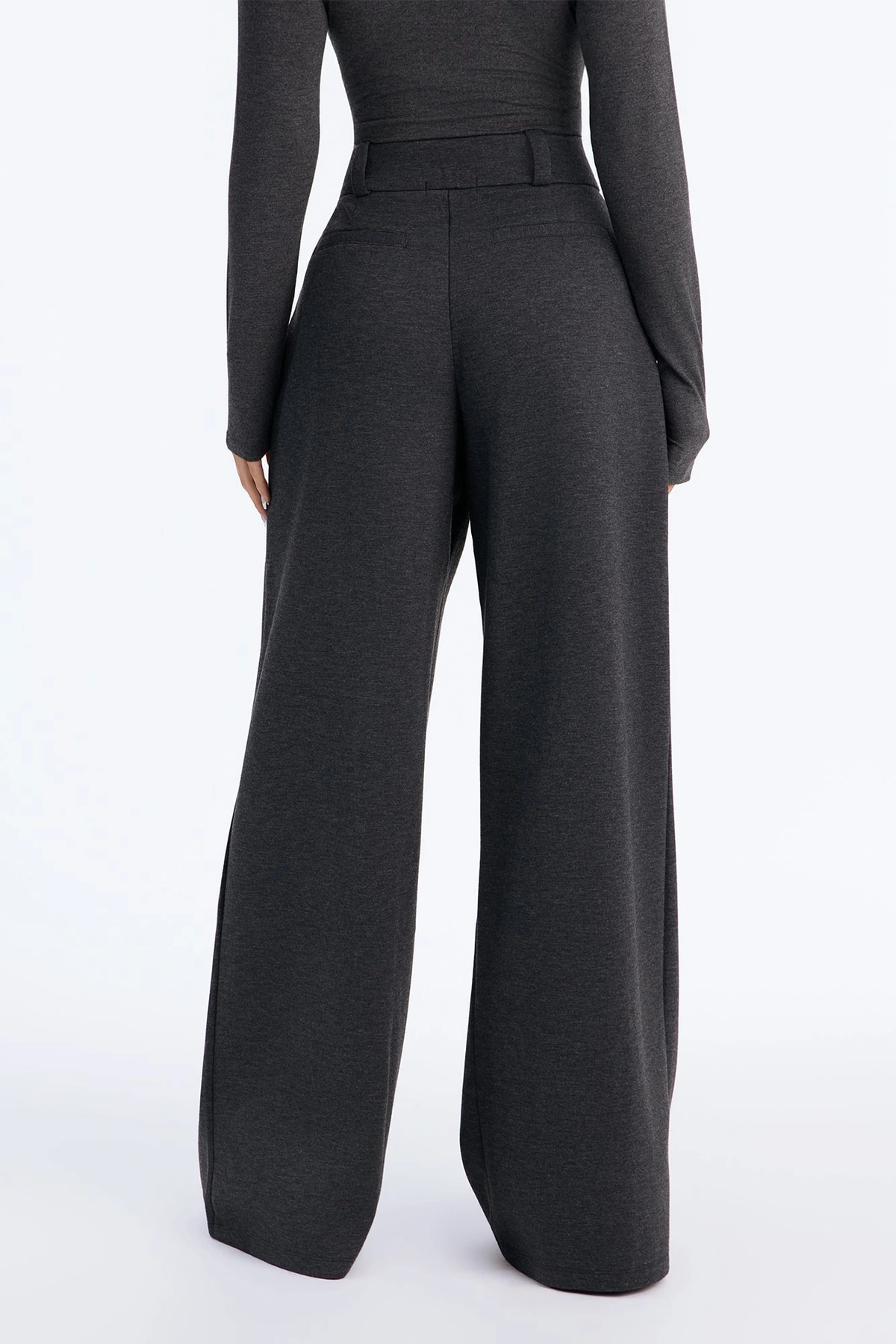 Effortless As Always Wide Leg Pant Set - Charcoal — Cinzento-escuro