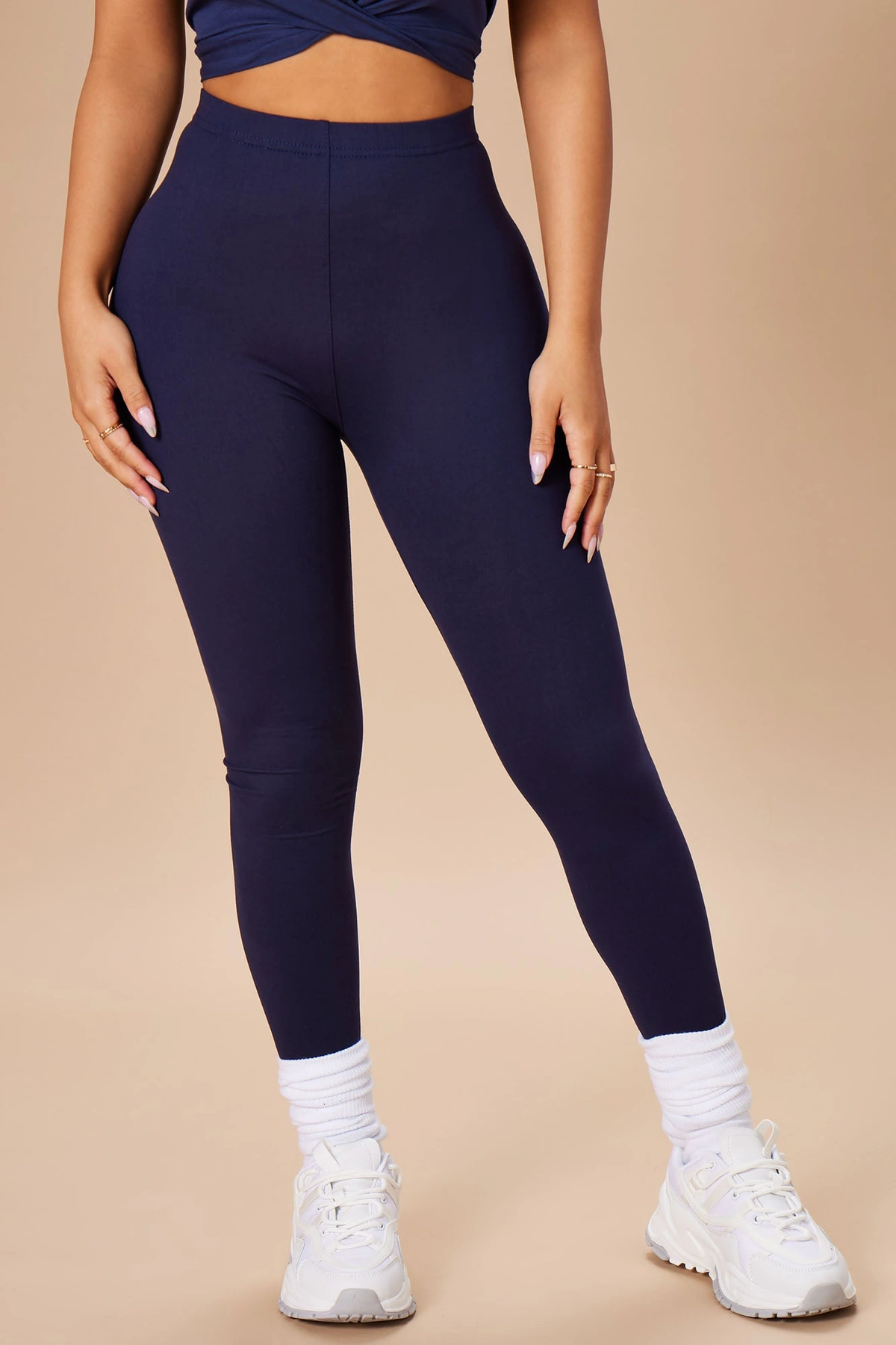 Almost Every Day Leggings - Navy — Azul-marinho