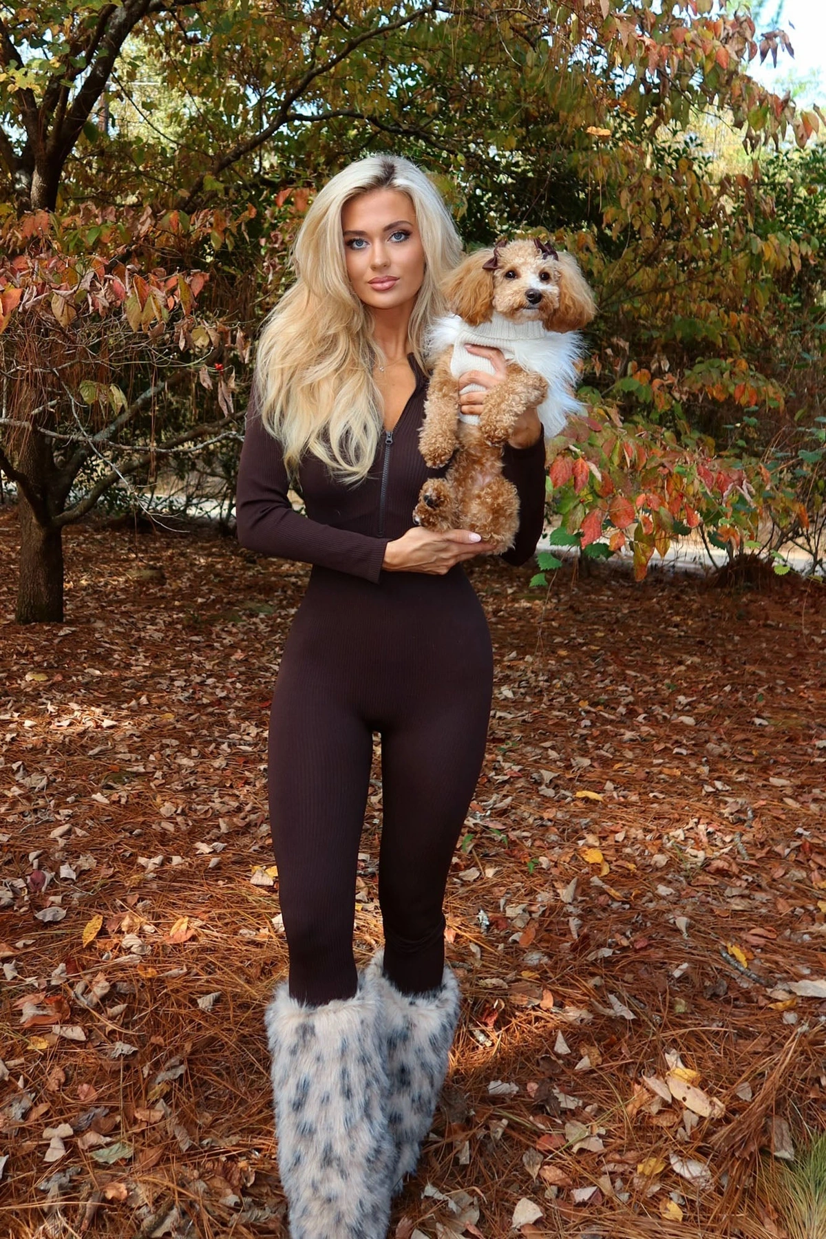 Chloe Seamless Jumpsuit - Chocolate — Chocolate