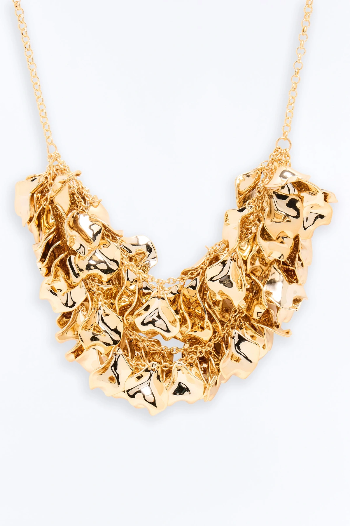 Rose Rivet Hardware Necklace - Gold — Dourado