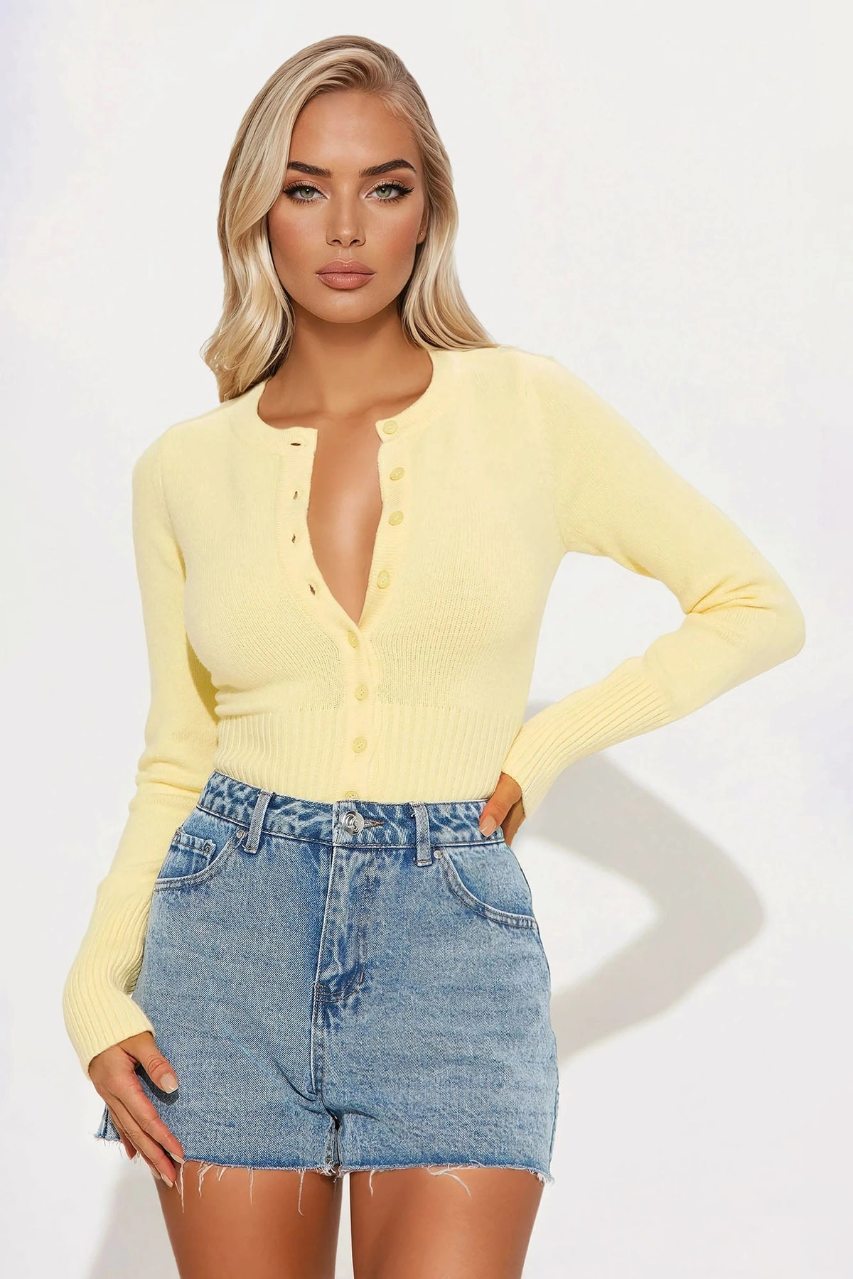 Perfect Harmony Sweater - Yellow — Amarelo