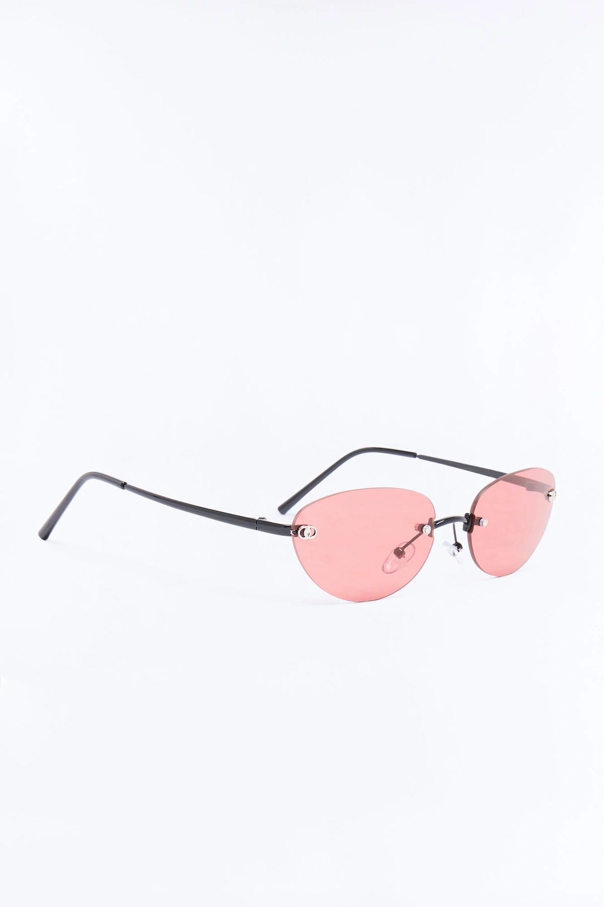 Kiss Kiss Sunglasses - Black/Pink — Preto/Rosa