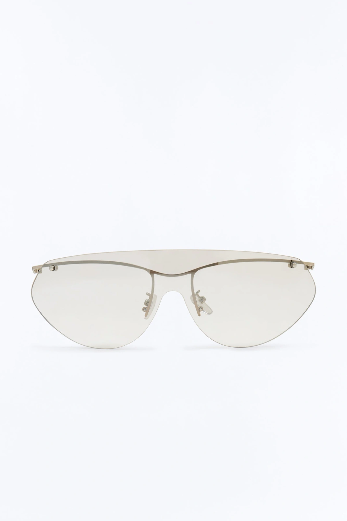 Coastline Vision Shield Sunglasses - Silver — Prateado