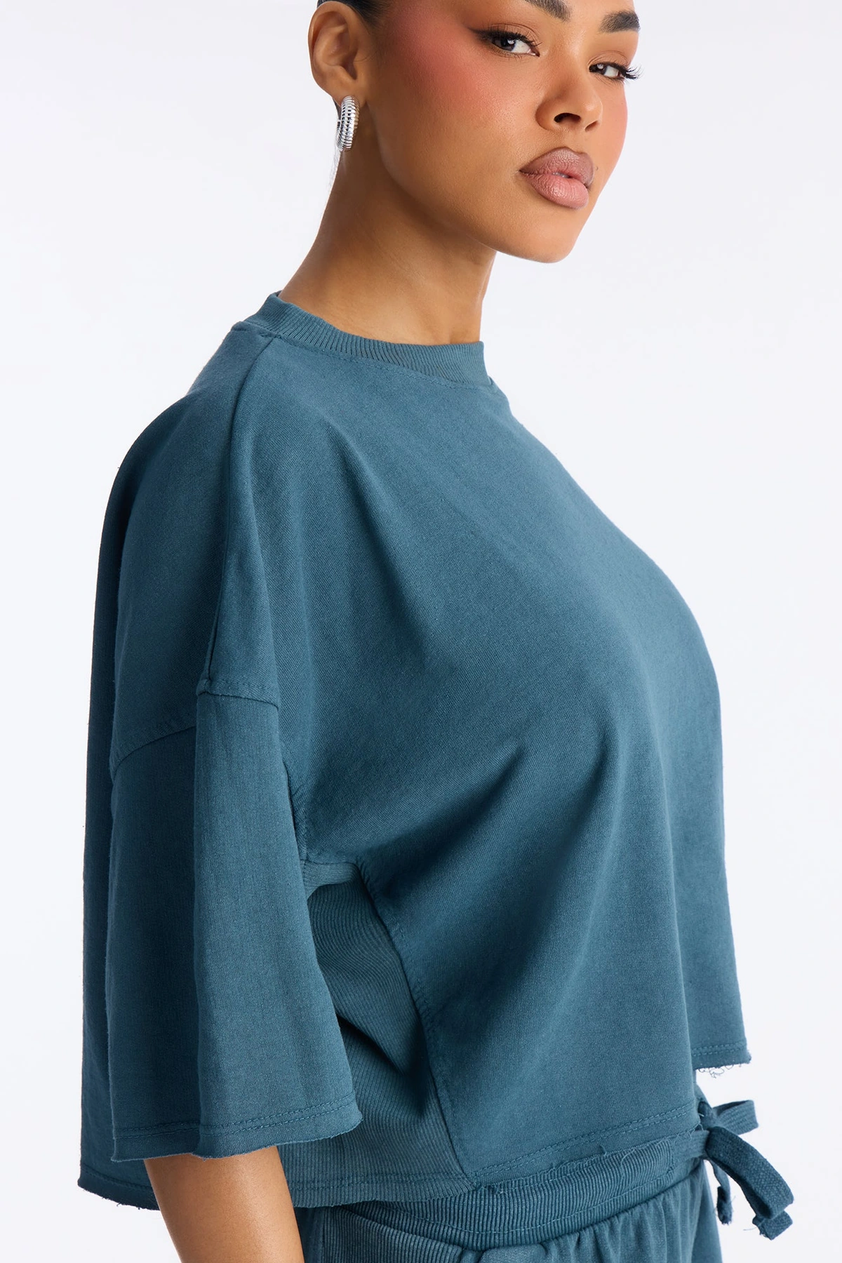 Strollin' Around Pant Set - Teal — Verde-petróleo