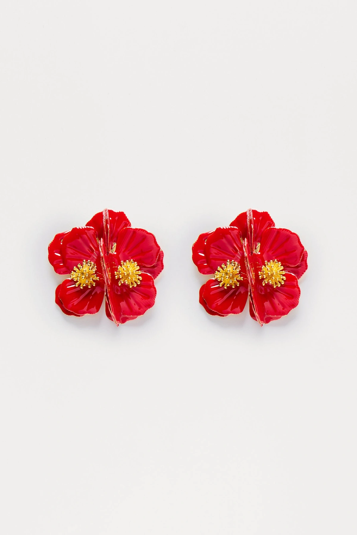 Fiercer Petals Earrings - Red — Vermelho