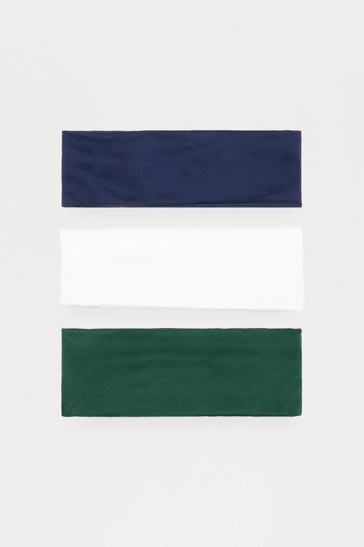 Athletic Girly 3 Piece Headband Set - Navy/combo — Azul-marinho/combinação