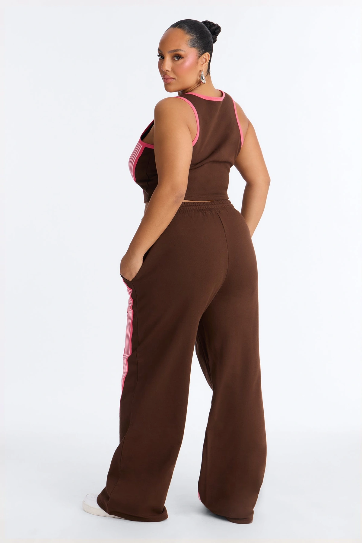 Varsity Babe Pant Set - Chocolate — Chocolate