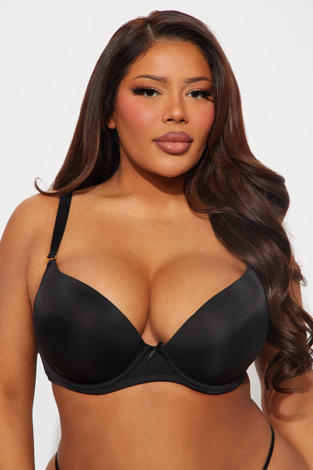 I Got You Push Up Tshirt Bra - Black — Preto