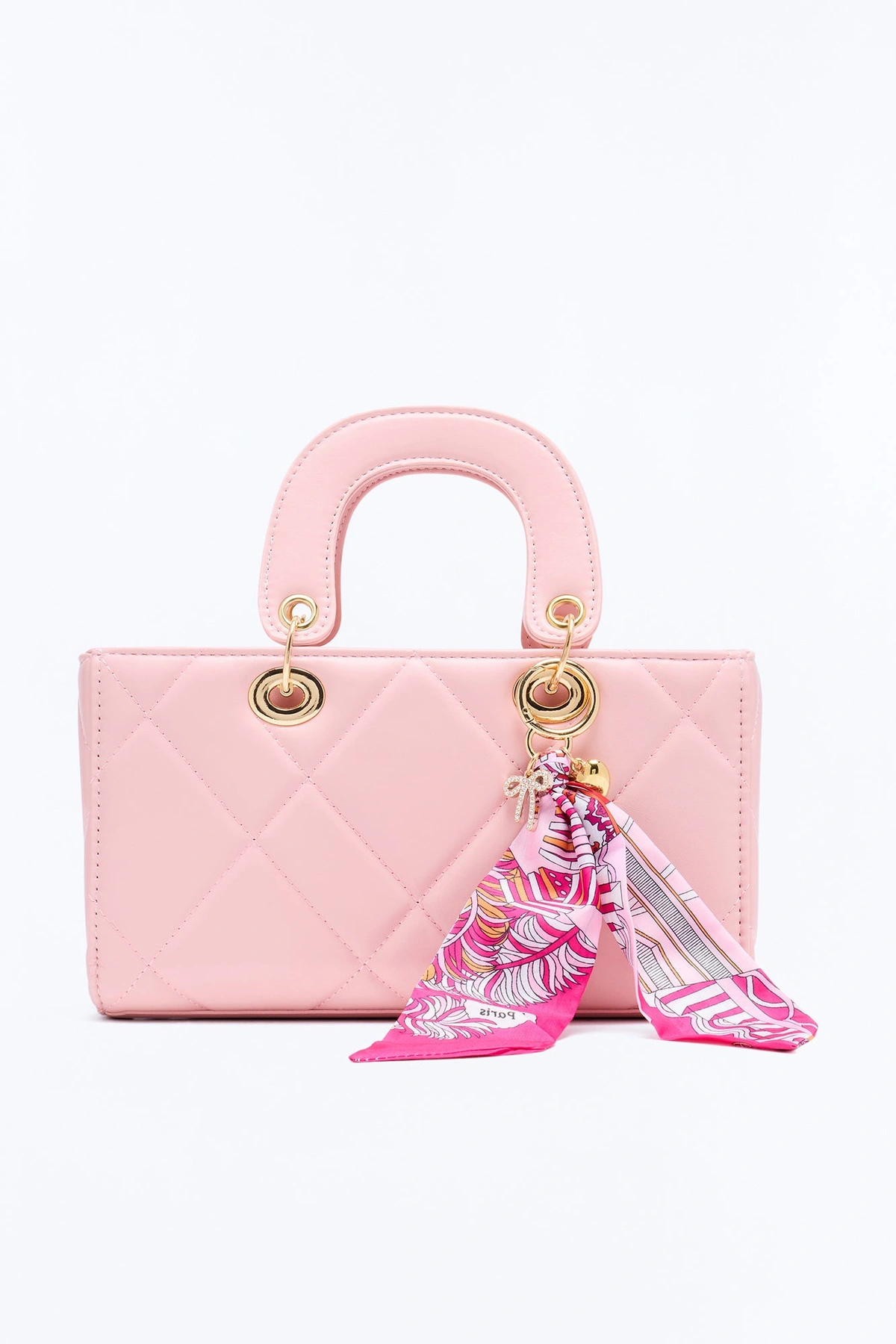 This Good Feeling Faux Leather Satchel Handbag - Pink — Rosa