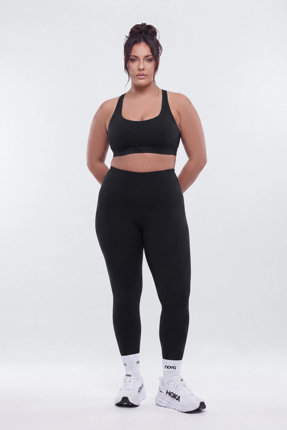 CloudForm™ 25″ High Rise Legging - Black — Preto