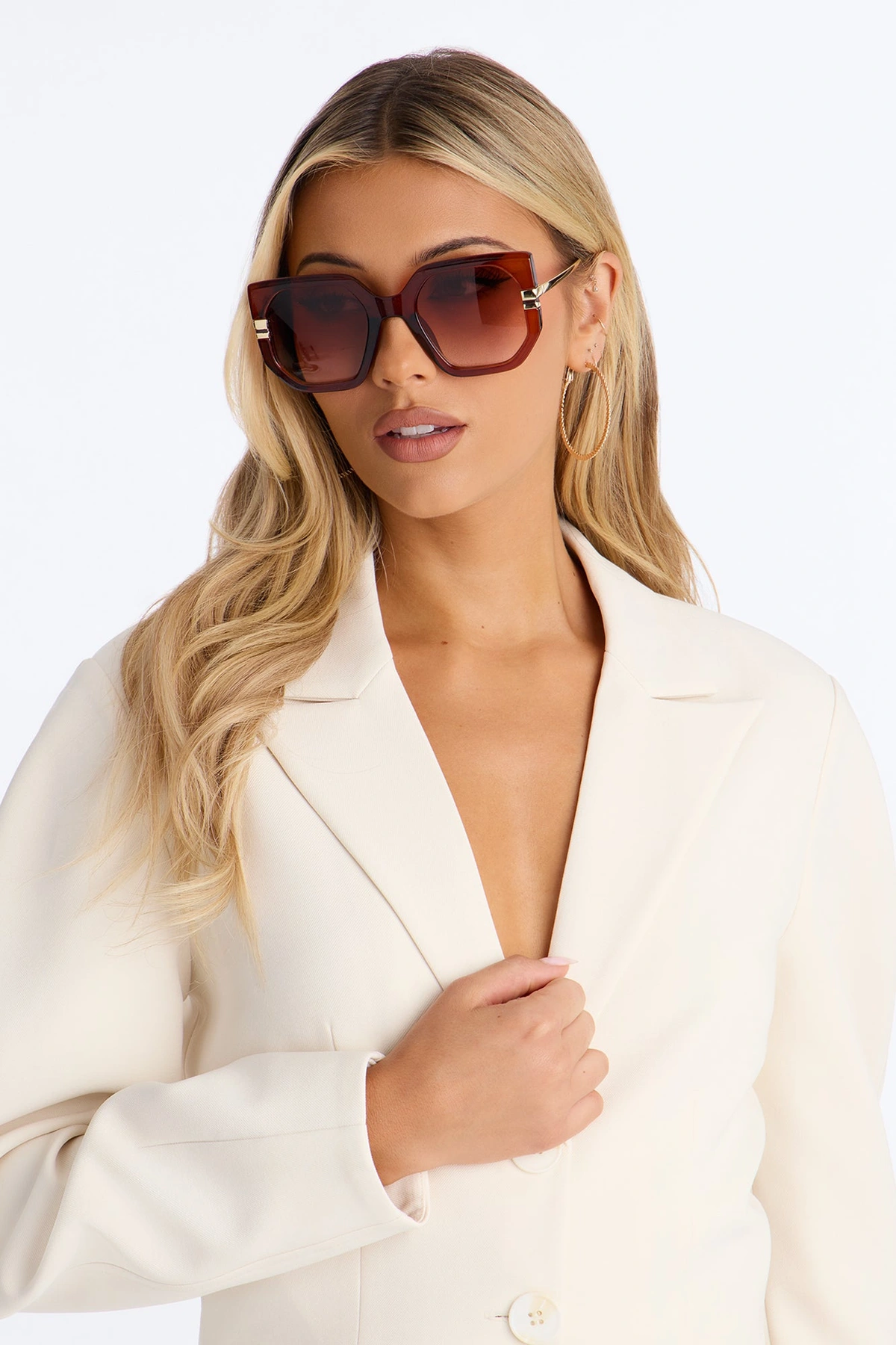 Upper East Sunglasses - Brown — Castanho