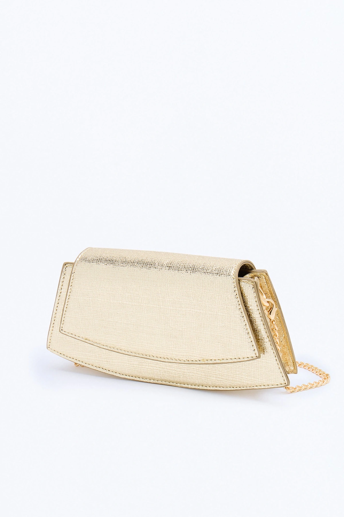 On Another Level Satchel Handbag - Gold — Dourado