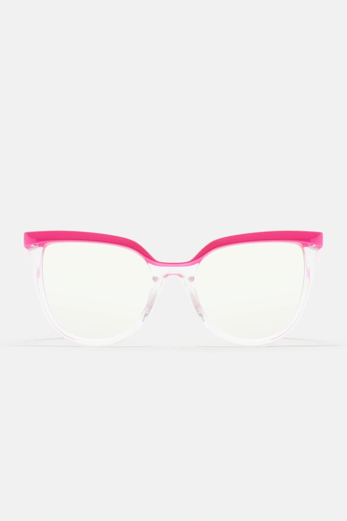 Clear As Day Blue Light Glasses - Hot Pink — Hot Rosa