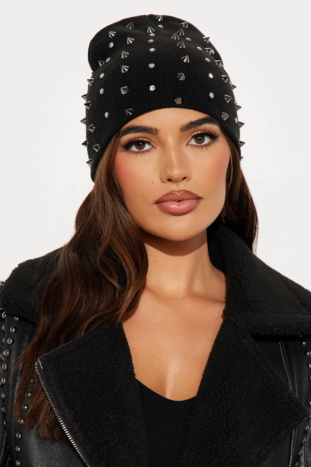 Midnight Diamonds Beanie - Black — Preto